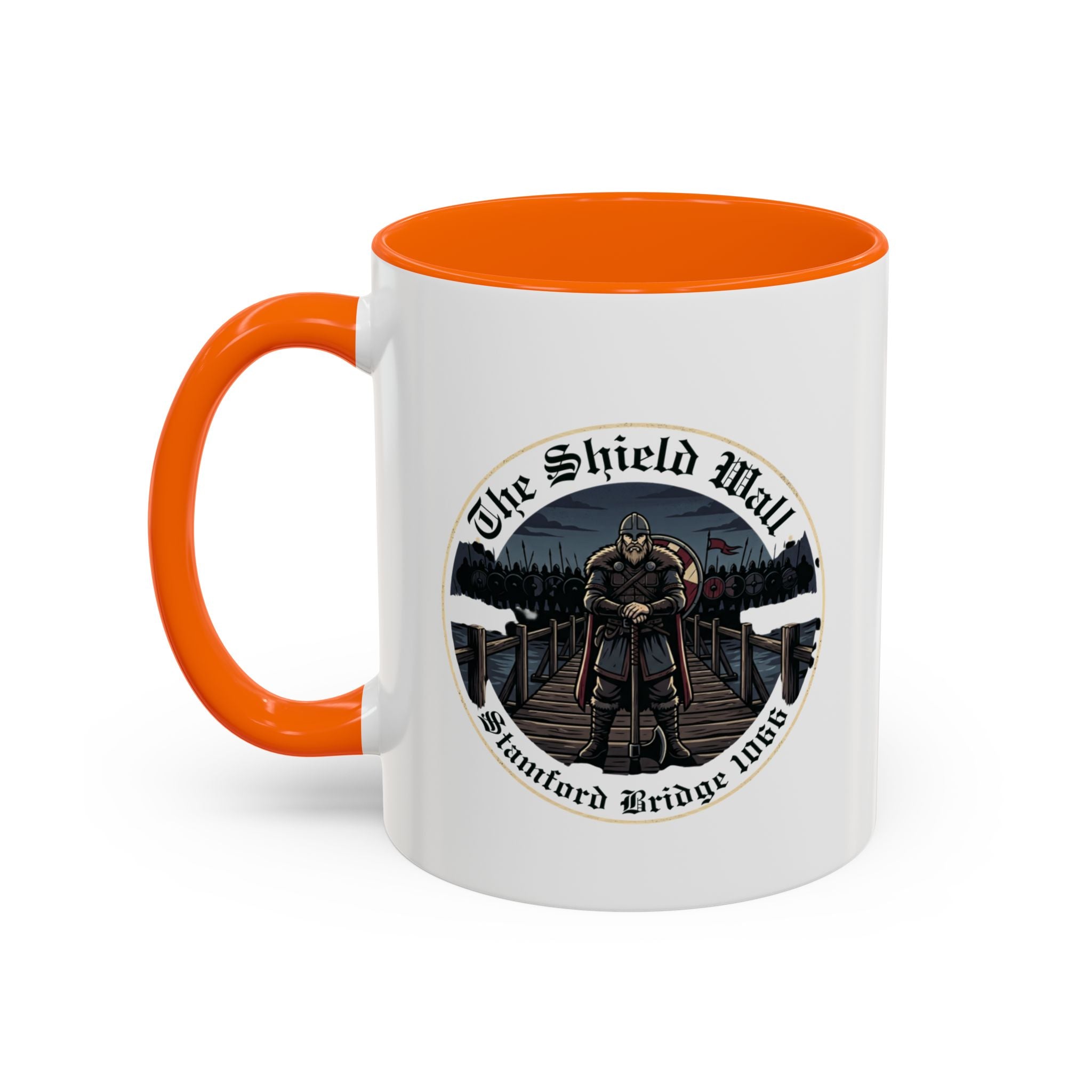 Stamford Bridge 1066 Accent Mug — The Lone Axeman of the Shield Wall