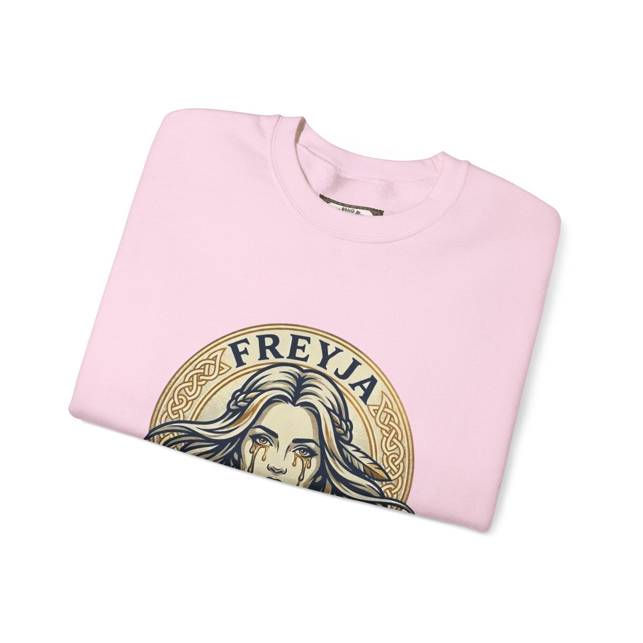 Freyja Tears of Gold Unisex Norse Goddess Sweatshirt – Adult Viking Mythology Top