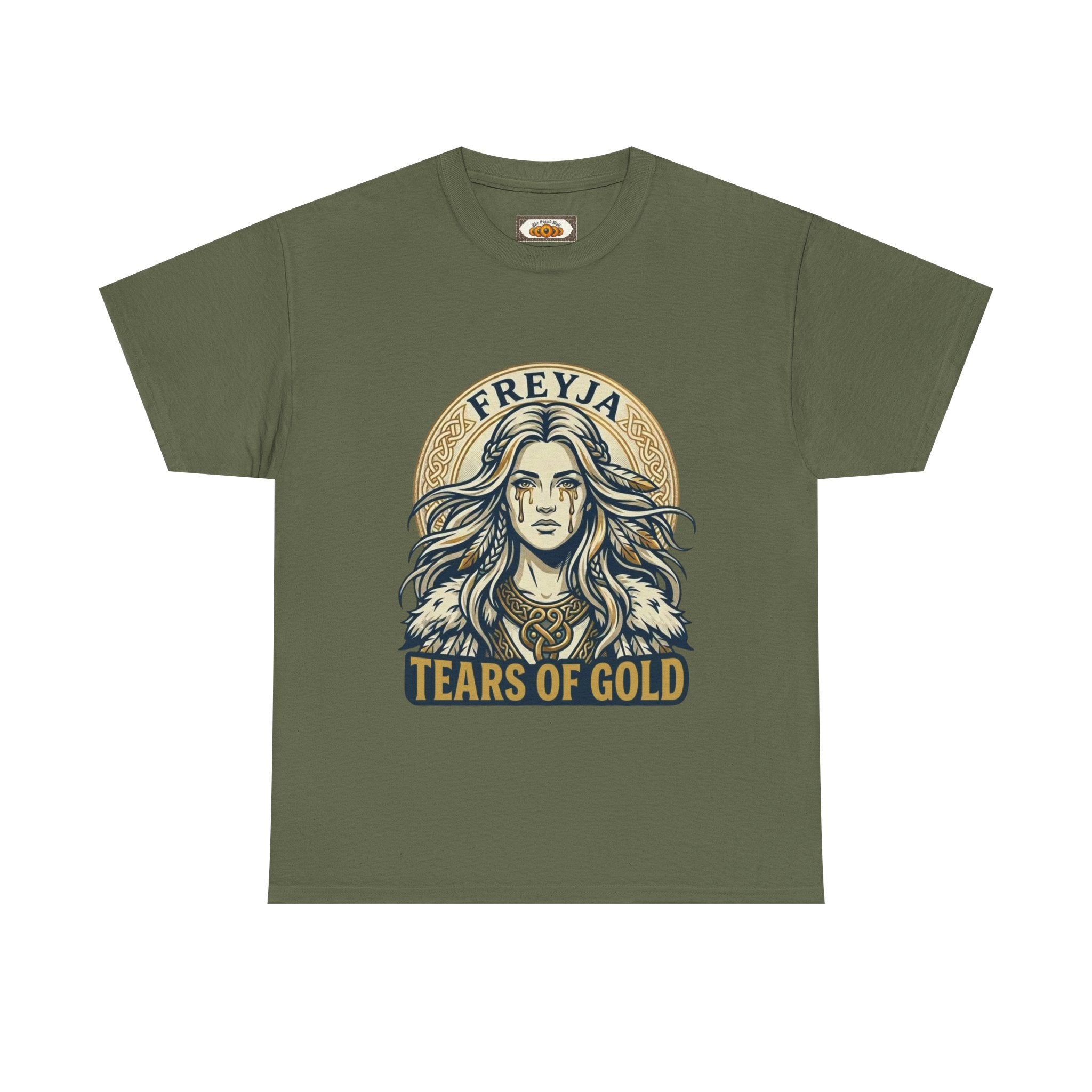 Freyja Tears of Gold T-Shirt | Unisex Adults | Norse Goddess Mythology Tee