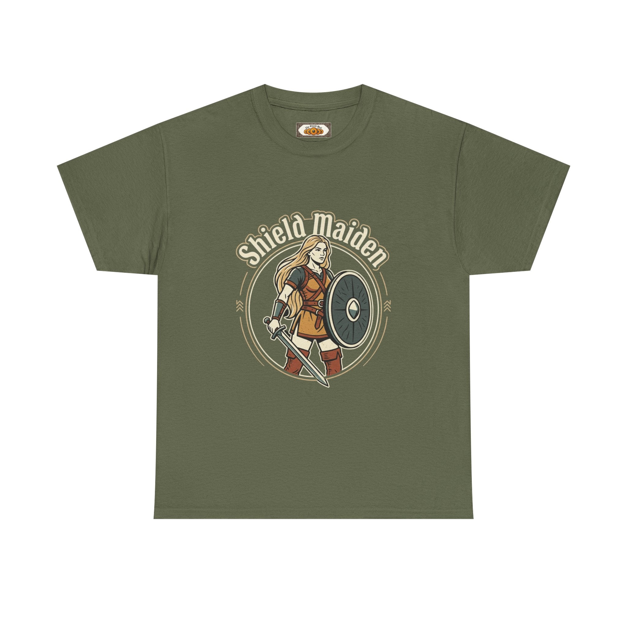 Shield Maiden T-Shirt | Unisex Adult Viking Warrior Tee