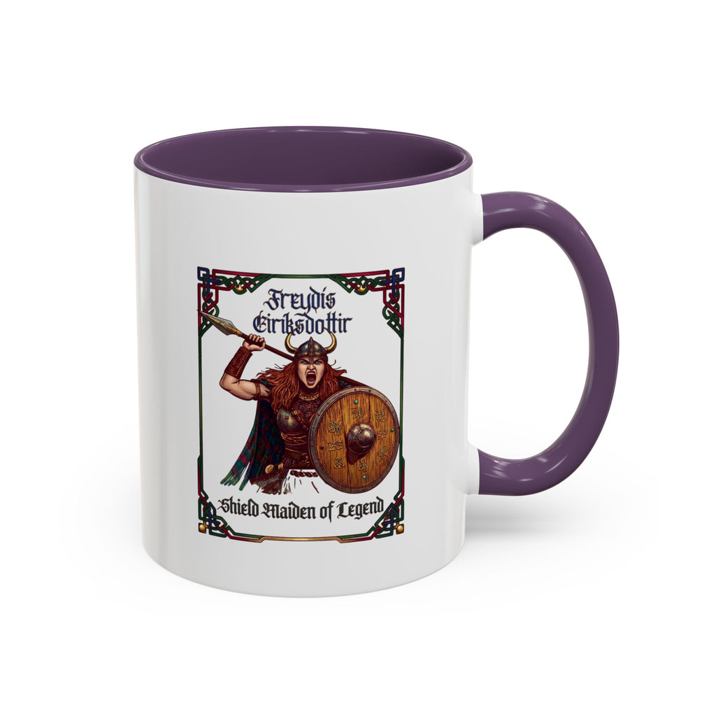 Freydís Eiríksdóttir Shield Maiden Coffee Mug | Viking Norse History Gift – 11oz