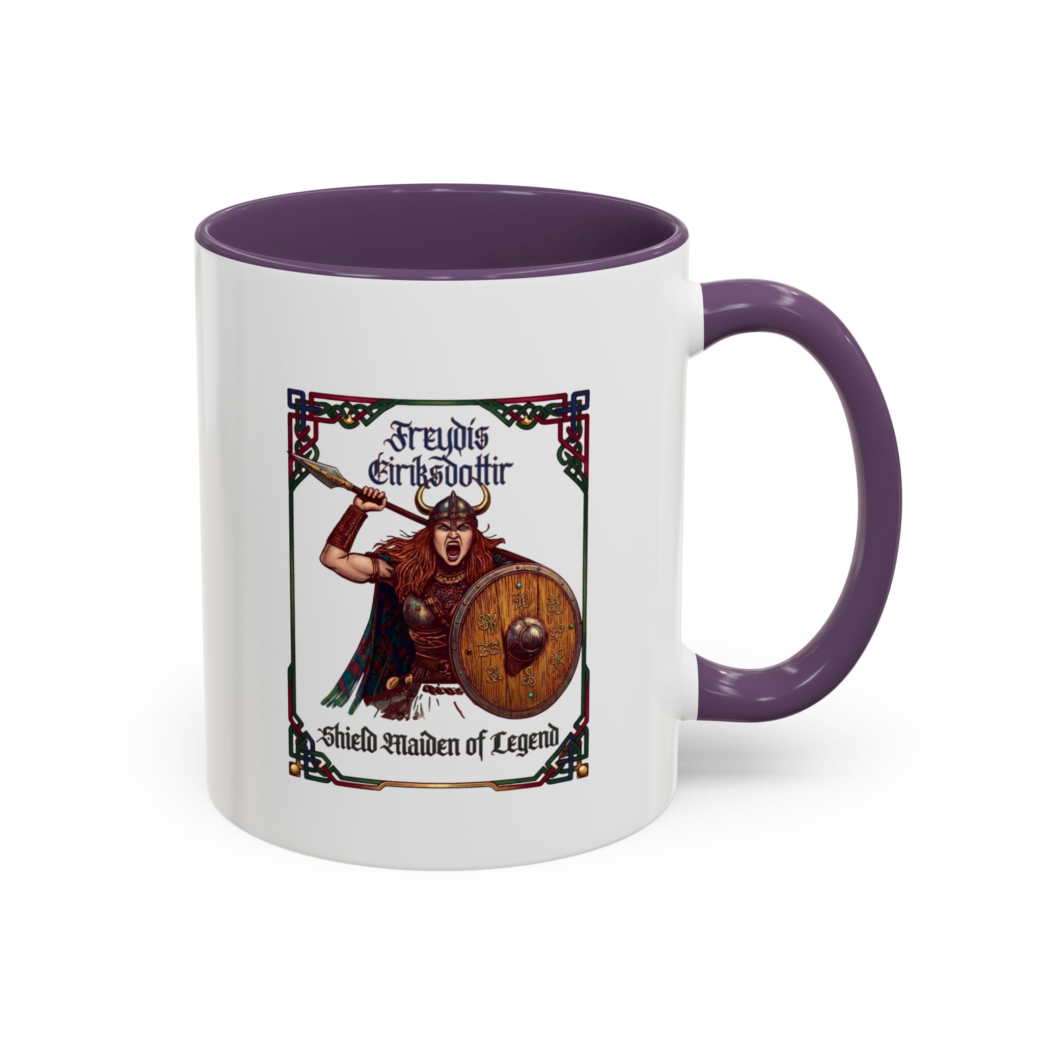 Freydís Eiríksdóttir Shield Maiden Coffee Mug | Viking Norse History Gift – 11oz