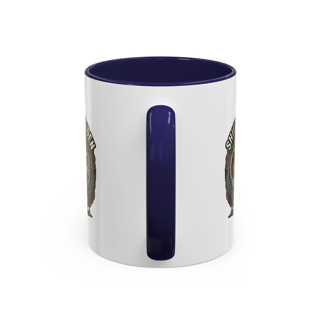 Shield Maiden Coffee Mug | Anglo-Saxon Warrior Woman | 11oz Accent Mug