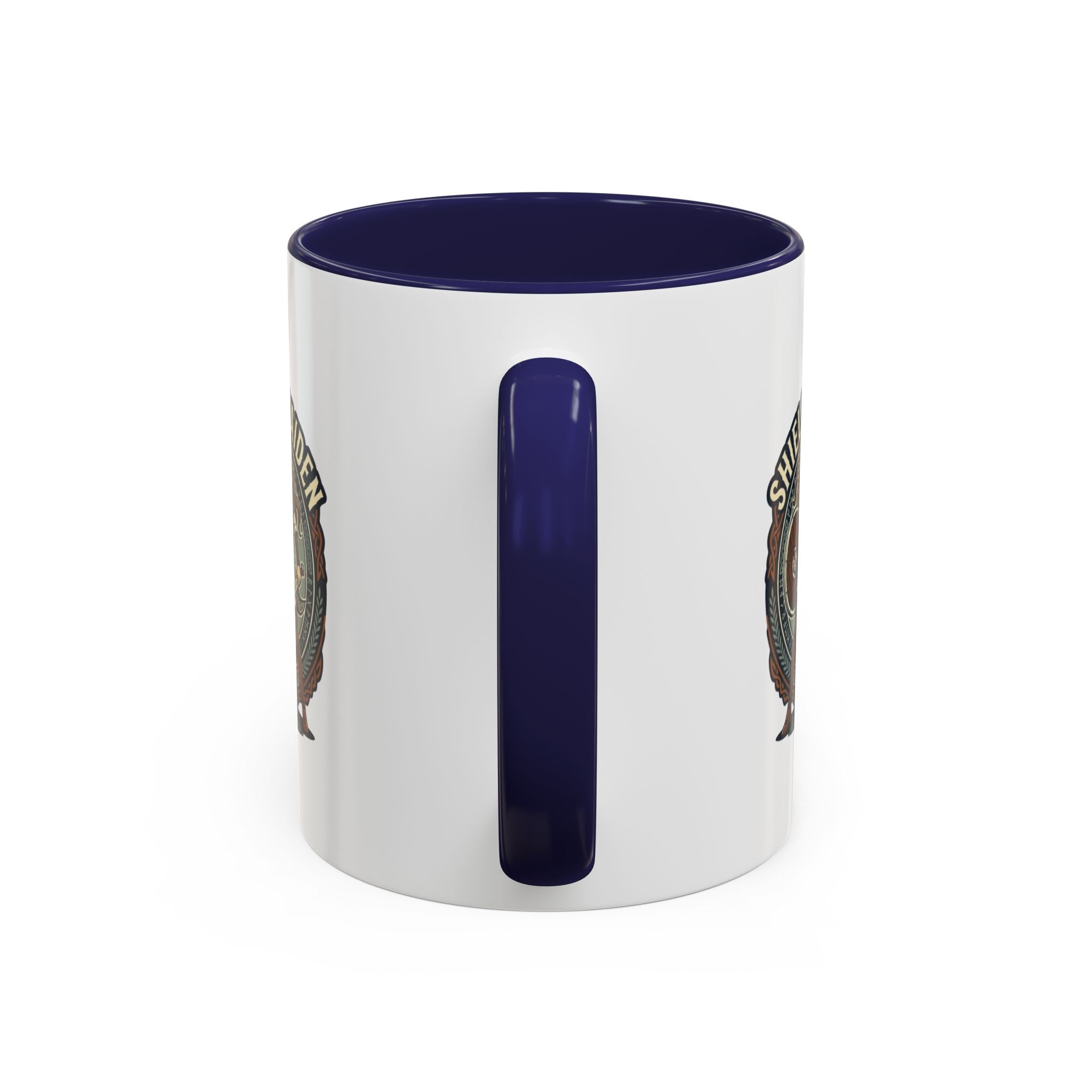 Shield Maiden Coffee Mug | Anglo-Saxon Warrior Woman | 11oz Accent Mug