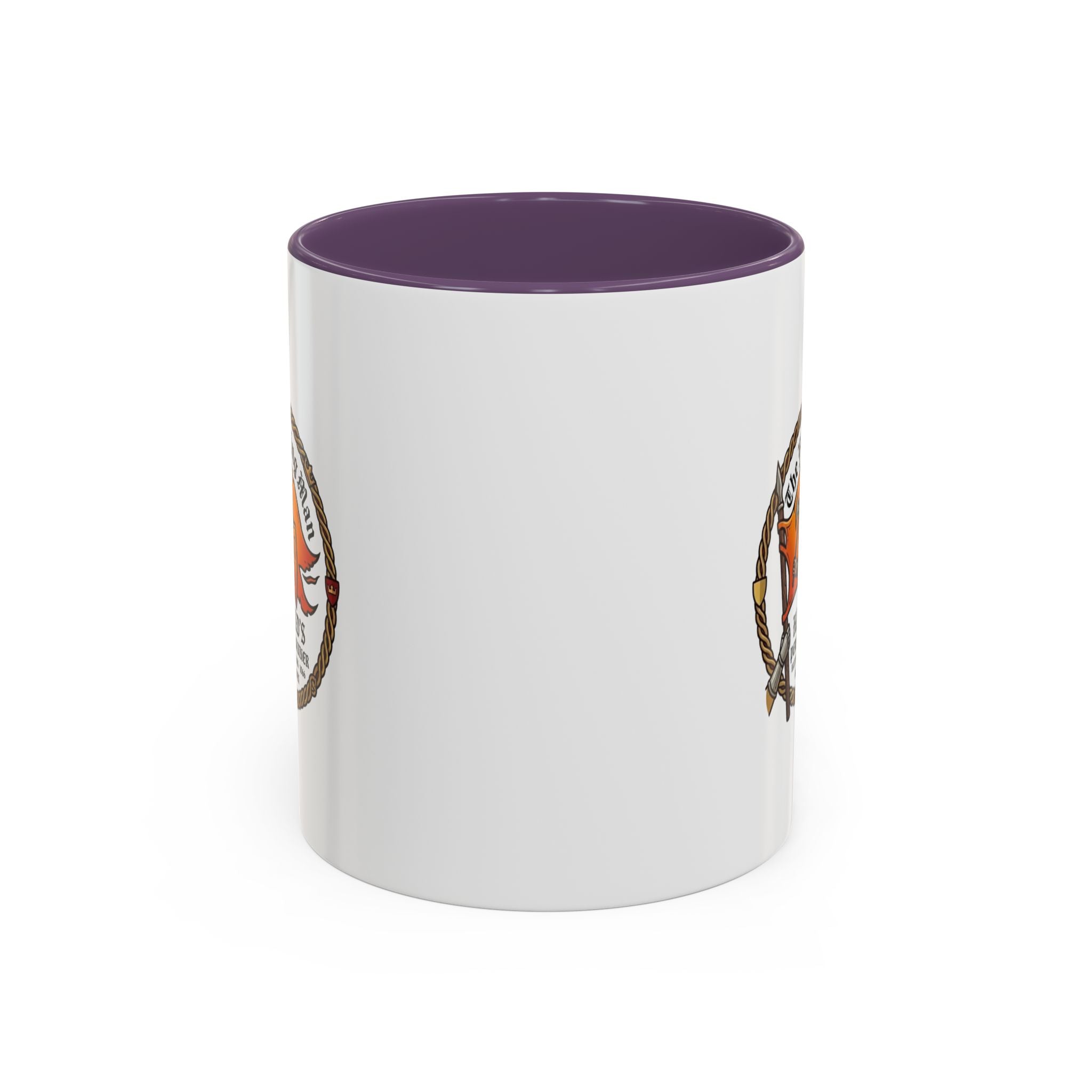 King Harold The Fighting Man Axe Banner Accent Coffee Mug — 11/15oz Last Anglo Saxon King