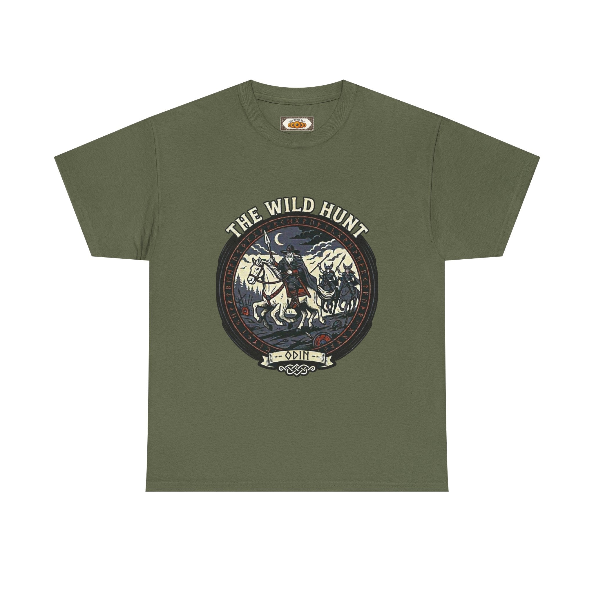 Wild Hunt T-Shirt | Unisex Odin & Sleipnir Norse Mythology Tee