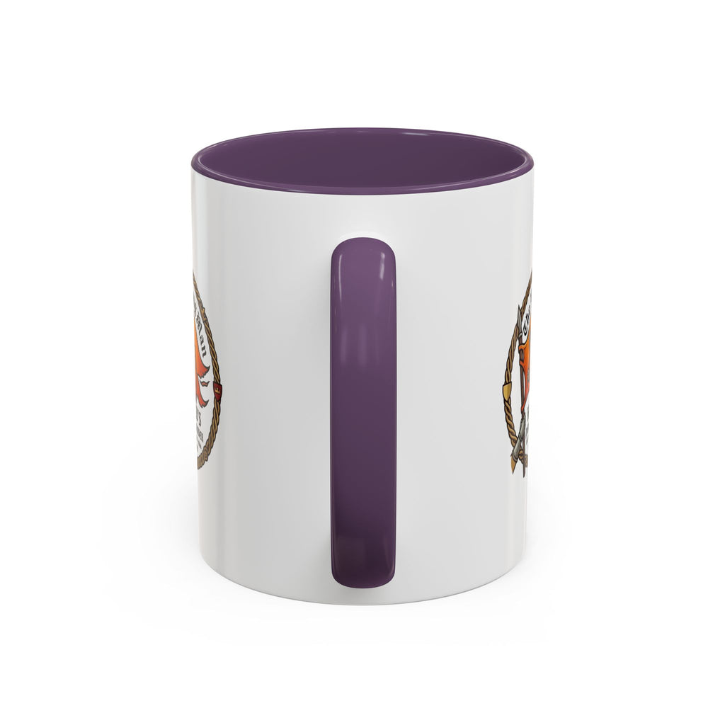 King Harold The Fighting Man Axe Banner Accent Coffee Mug — 11/15oz Last Anglo Saxon King