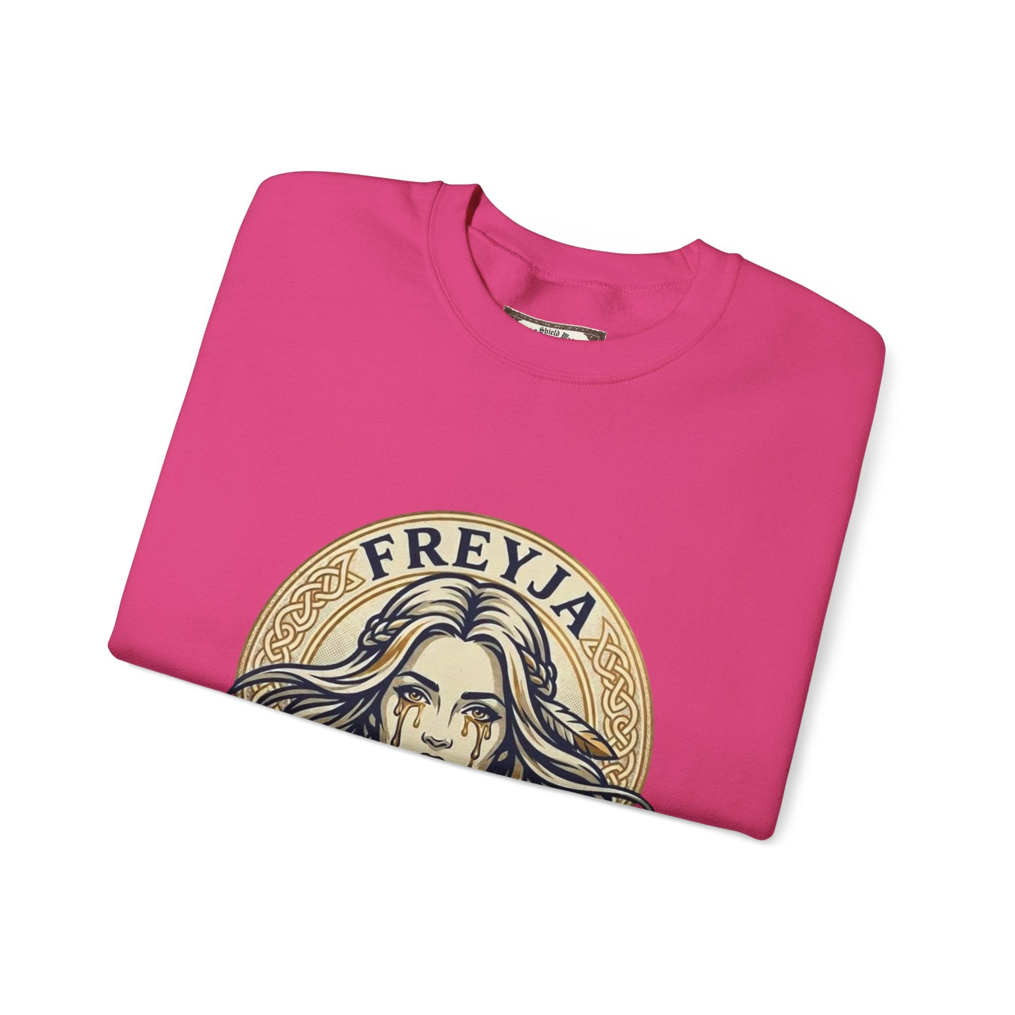 Freyja Tears of Gold Unisex Norse Goddess Sweatshirt – Adult Viking Mythology Top