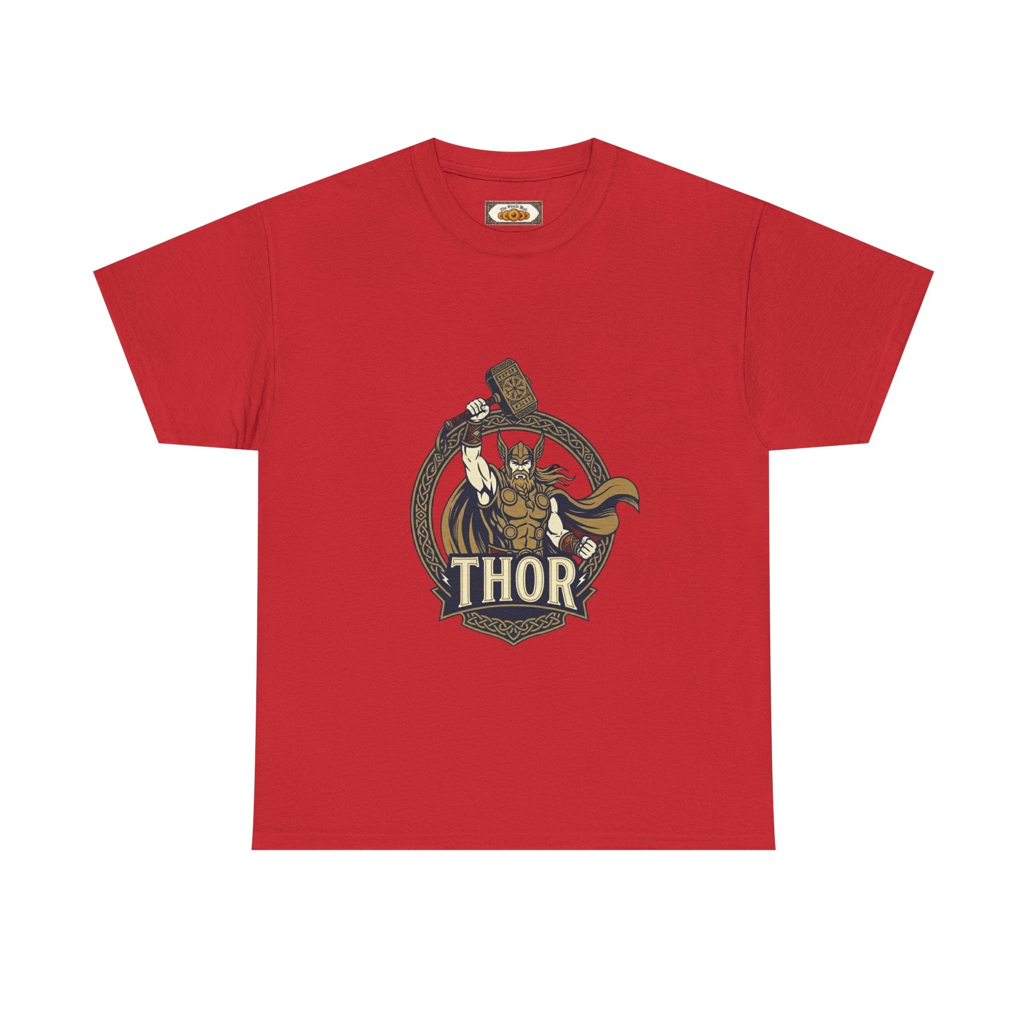 Thor Norse God of Thunder T-Shirt | Unisex Mjolnir Hammer Graphic Tee
