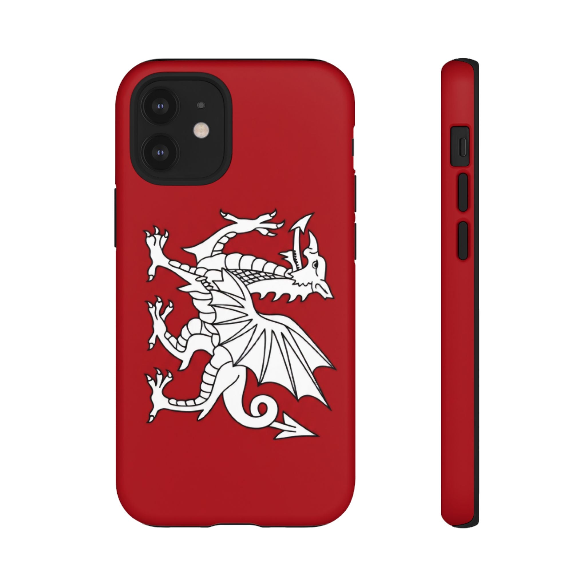 White Wessex Dragon Phone Case — Anglo-Saxon Emblem Phone Cover