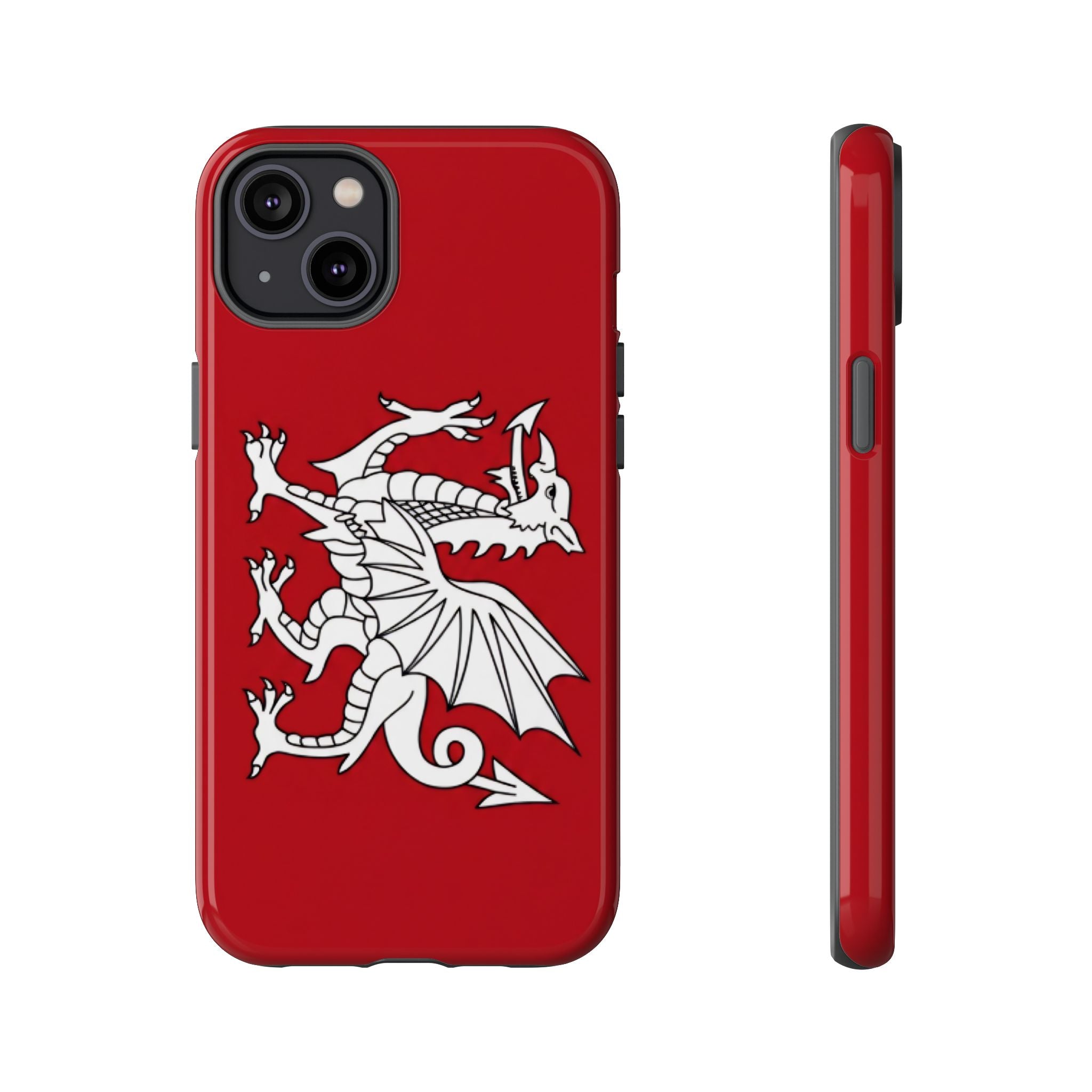 White Wessex Dragon Phone Case — Anglo-Saxon Emblem Phone Cover