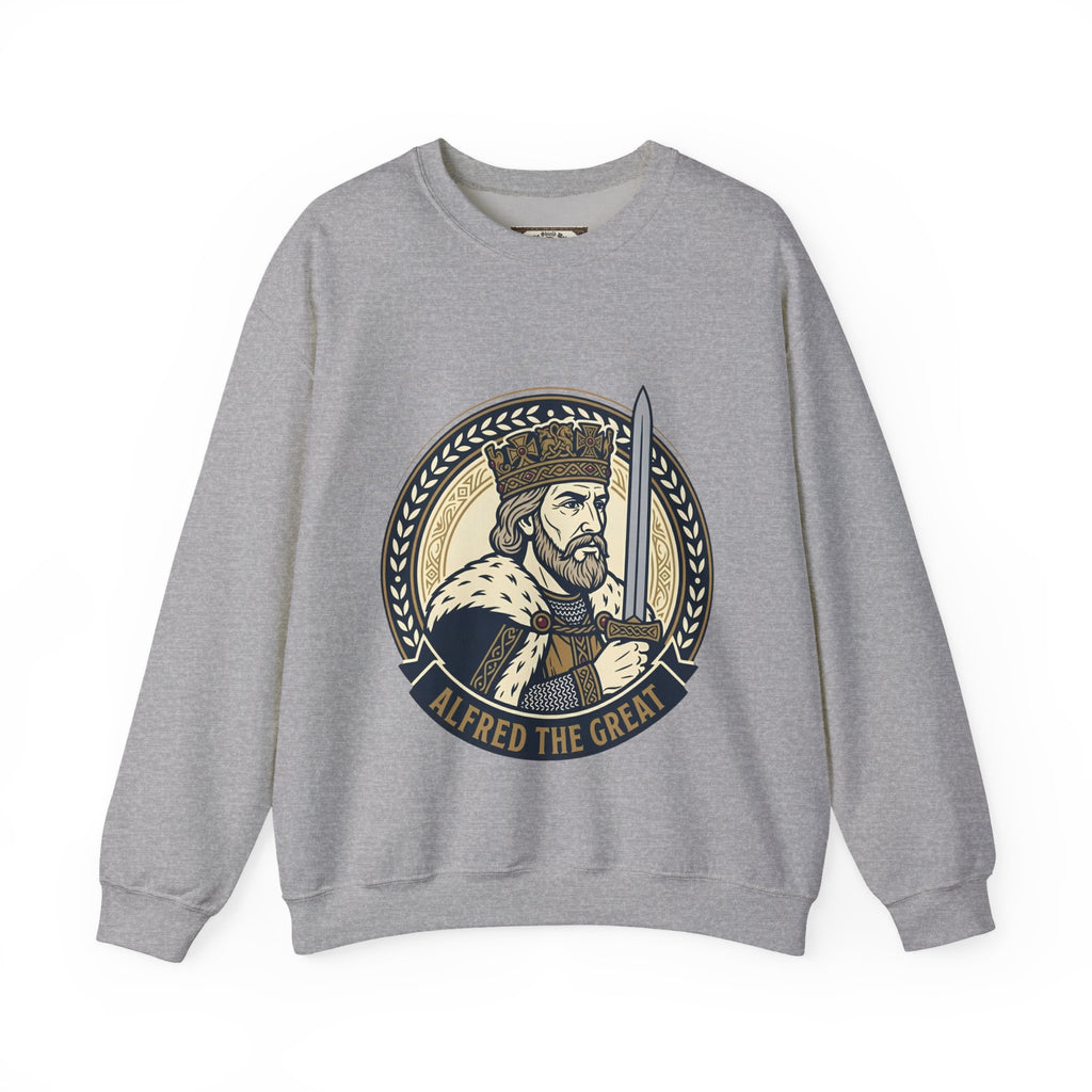 Alfred the Great Sweatshirt | Unisex Adult Heritage Crewneck
