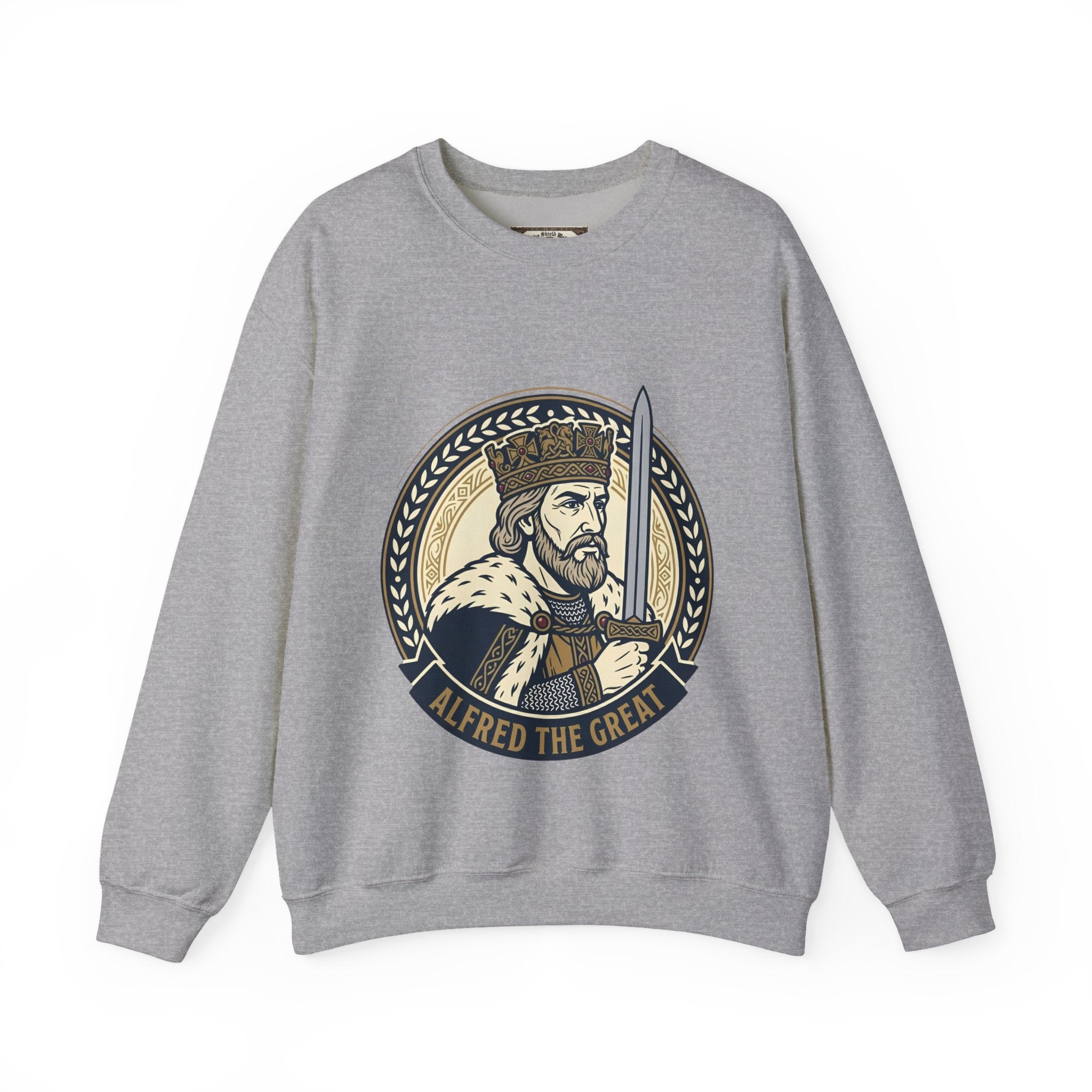 Alfred the Great Sweatshirt | Unisex Adult Heritage Crewneck