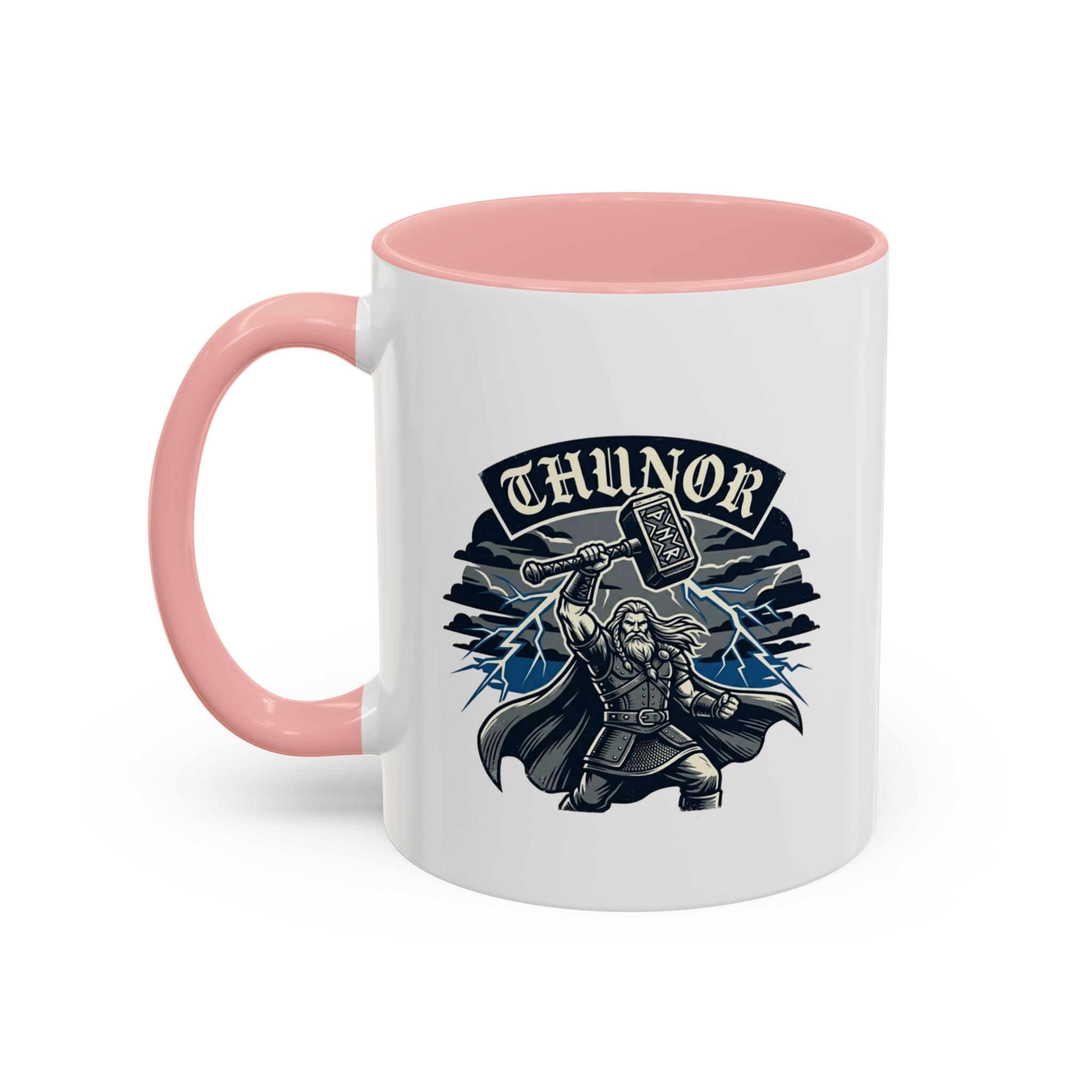 Thunor — Anglo-Saxon Thunder God 11oz Accent Mug | Norse History Gift