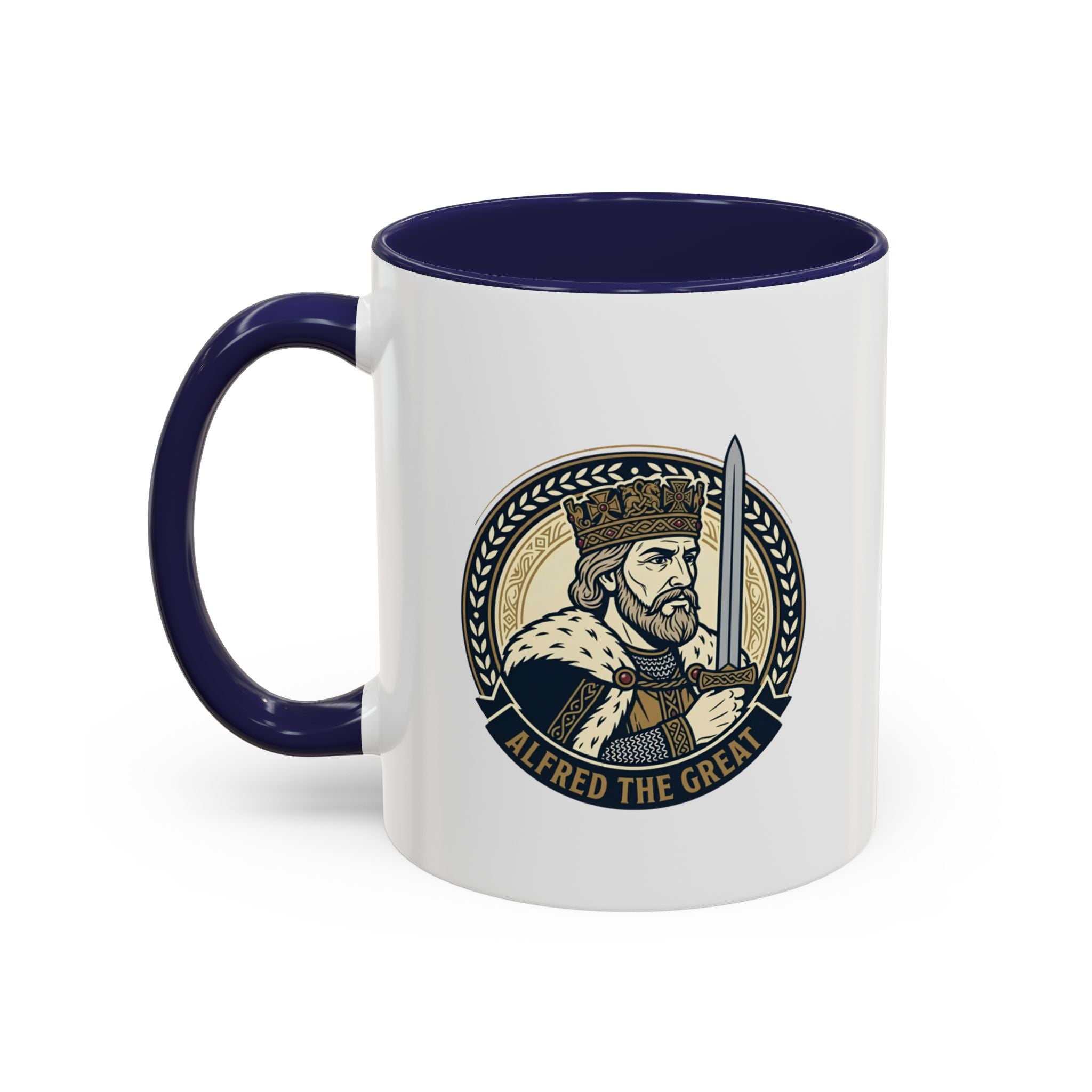 Alfred the Great Coffee Mug — Viking Heritage Anglo-Saxon Gift