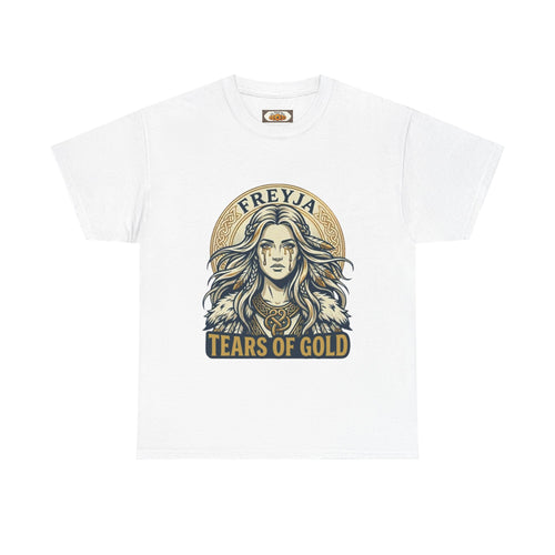 Freyja Tears of Gold T-Shirt | Unisex Adults | Norse Goddess Mythology Tee
