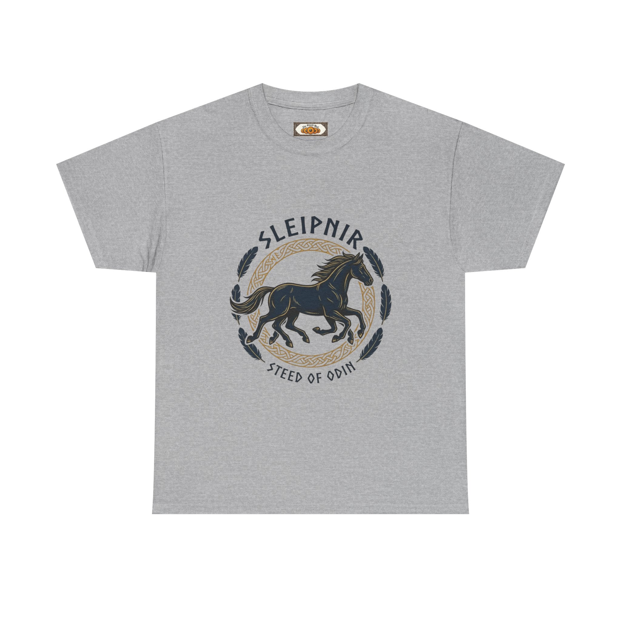 Sleipnir T-Shirt | Unisex Viking Norse Mythology Tee | Wild Hunt Odin's Eight-Legged Horse