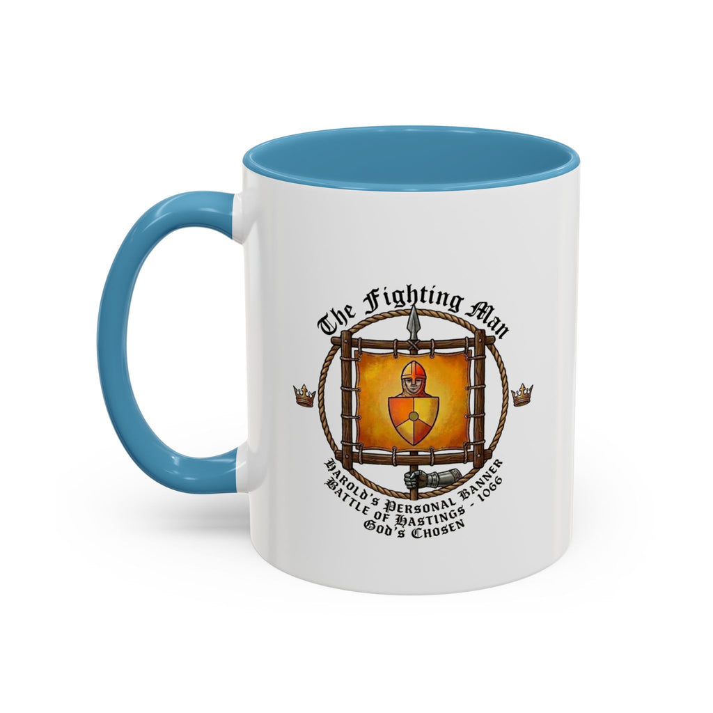 King Harold 'God's Chosen' Fighting Man Banner Coffee Mug | 1066 Battle of Hastings – 11oz