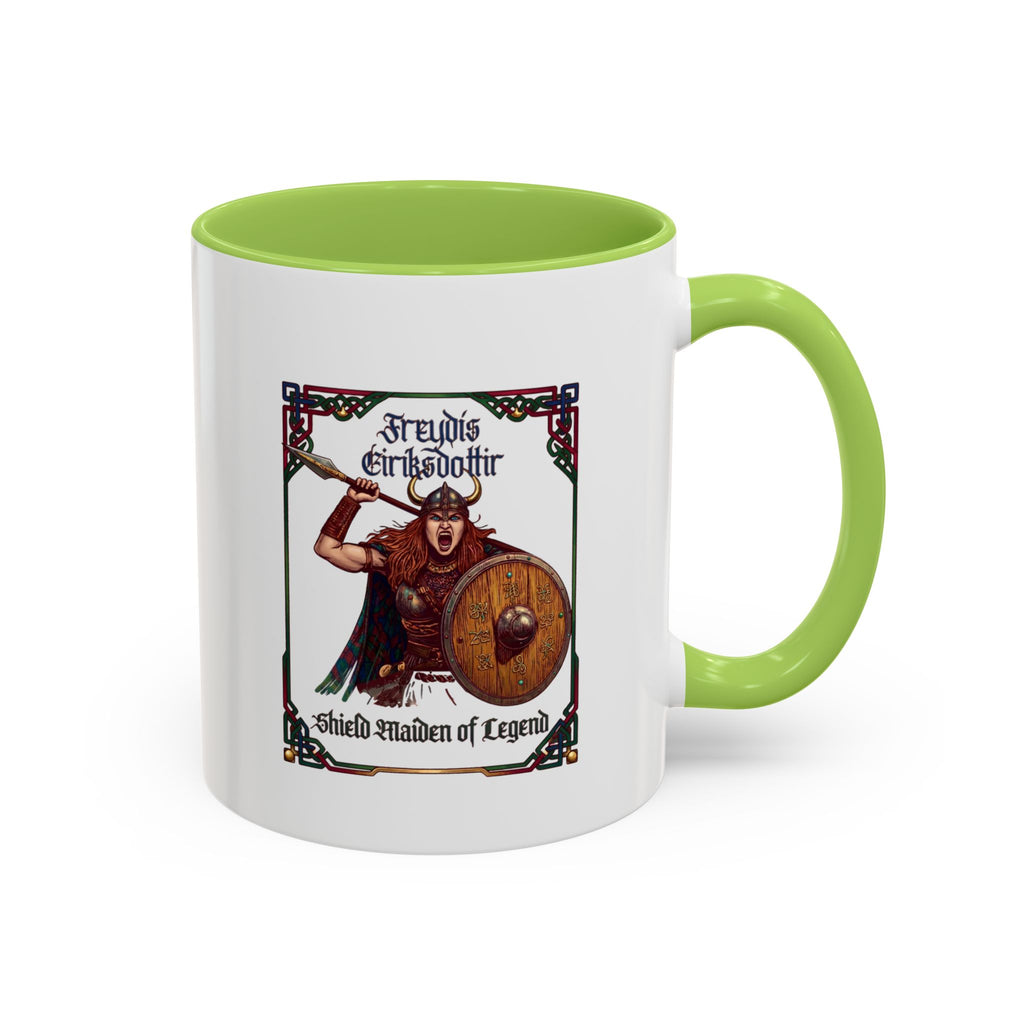 Freydís Eiríksdóttir Shield Maiden Coffee Mug | Viking Norse History Gift – 11oz