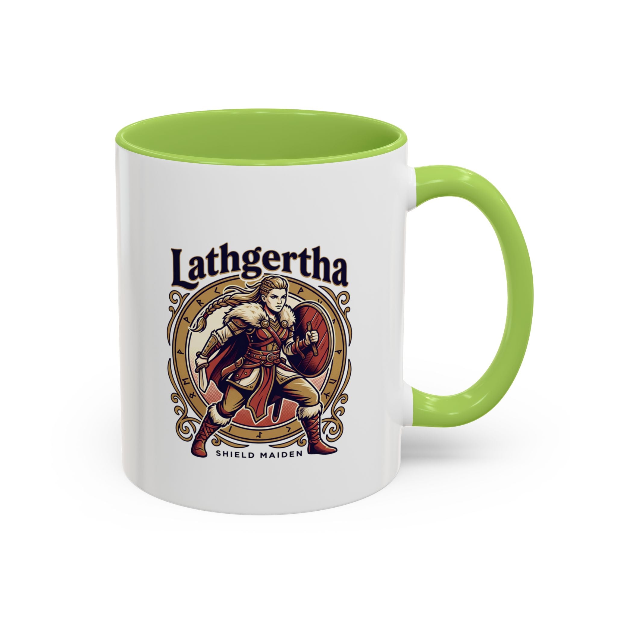 Viking Shield Maiden Mug — Lathgertha Ceramic Coffee Mug | The Shield Wall