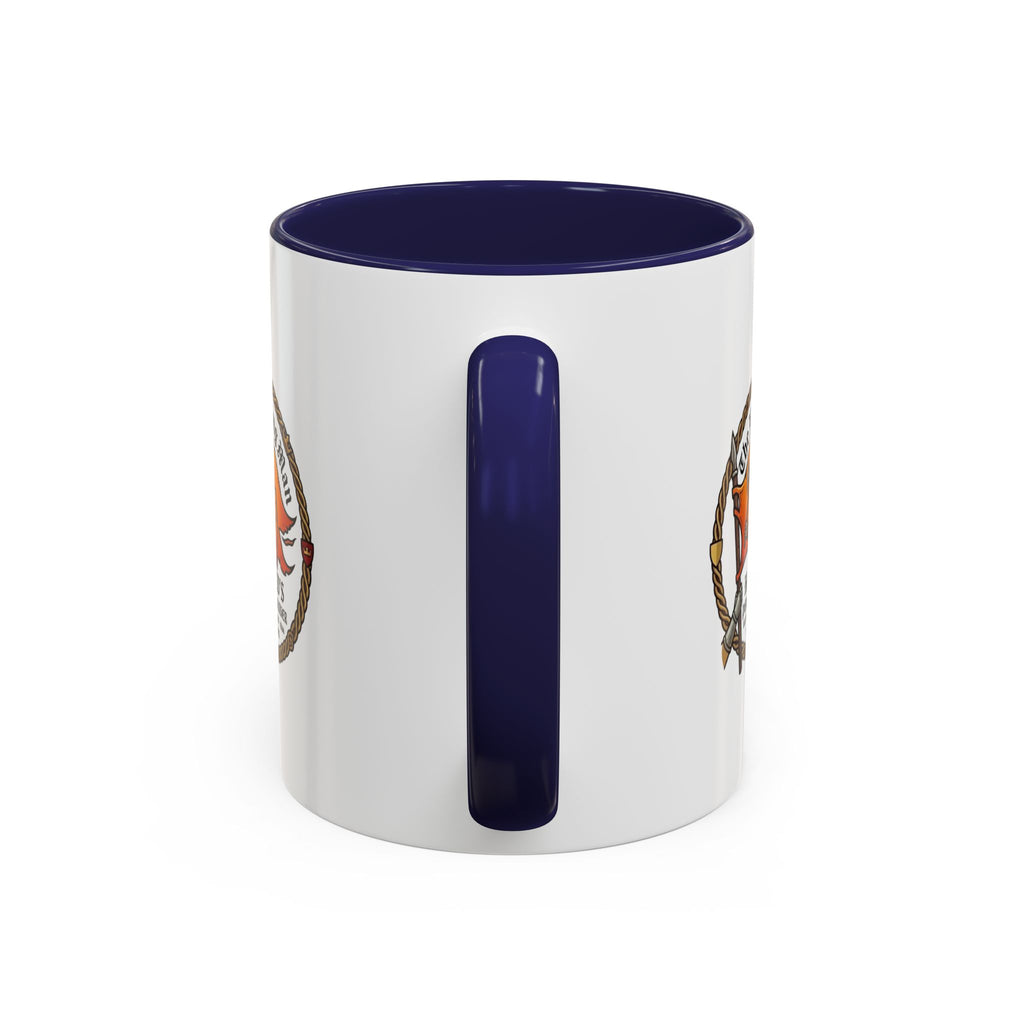 King Harold The Fighting Man Axe Banner Accent Coffee Mug — 11/15oz Last Anglo Saxon King