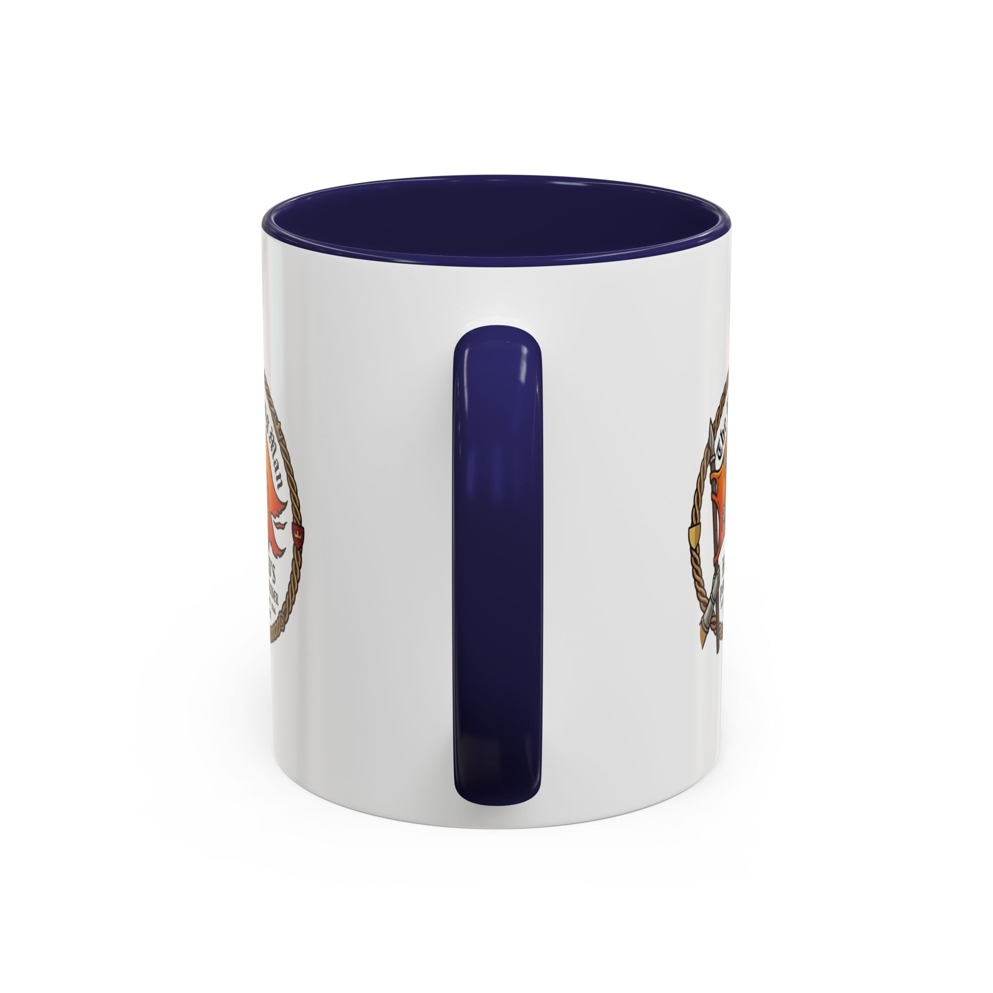 King Harold The Fighting Man Axe Banner Accent Coffee Mug — 11/15oz Last Anglo Saxon King