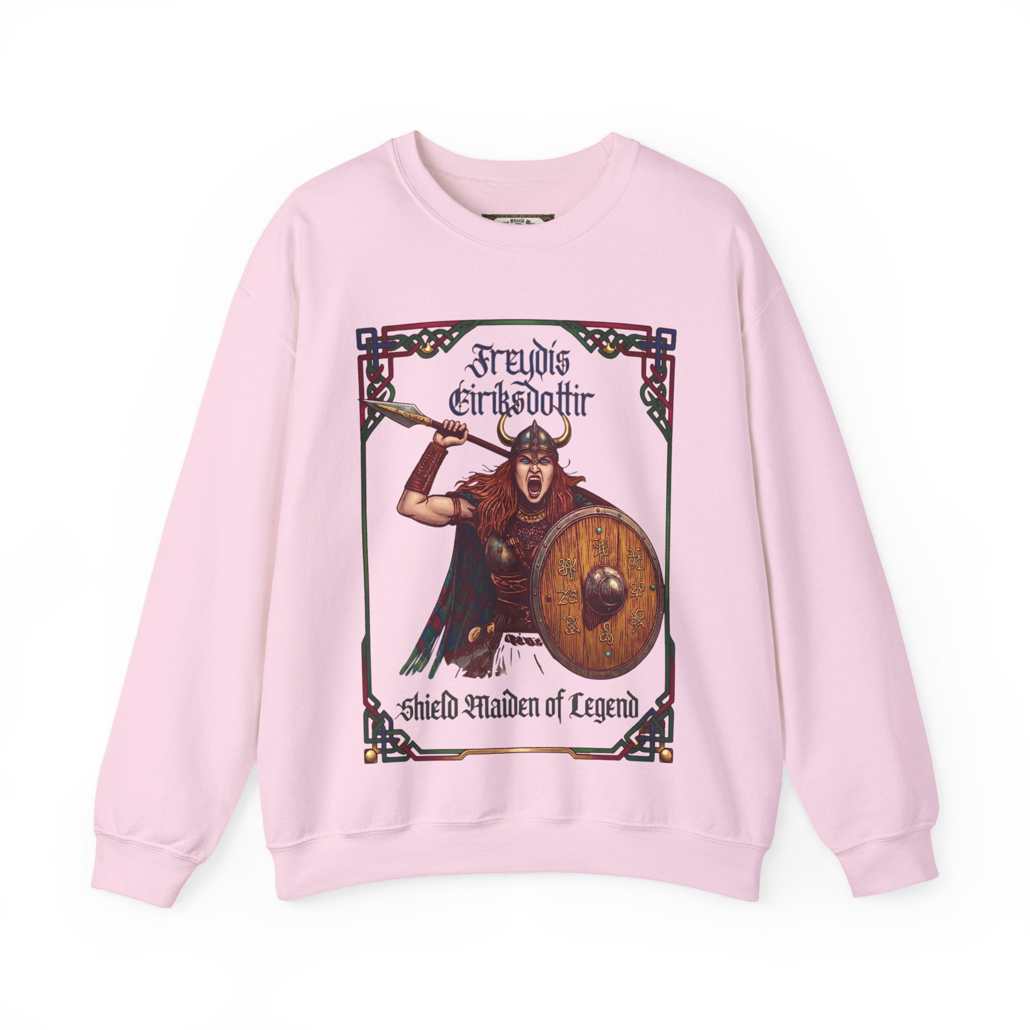 Freydís Eiríksdóttir Shield Maiden Sweatshirt | Norse Viking Warrior Woman