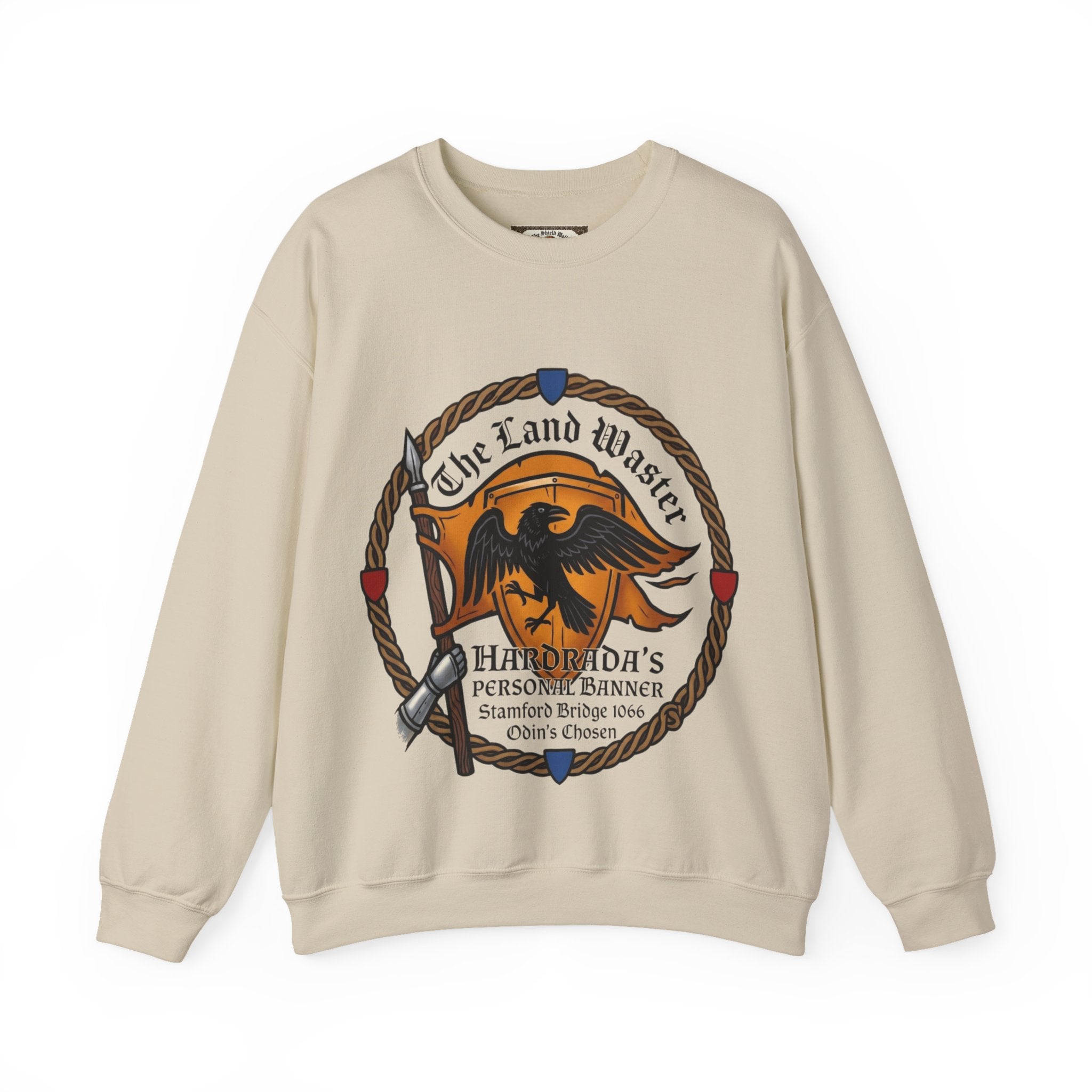 Harald Hardrada 'Land Waster' Unisex Crewneck Sweatshirt | Stamford Bridge 1066 | Viking Heritage