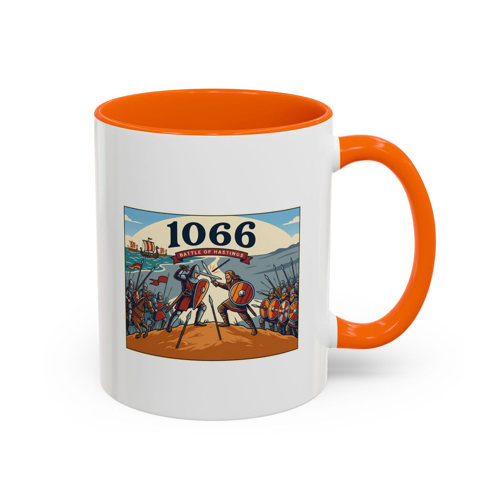 1066 Battle Coffee Mug — Medieval Norman Conquest Design — End of an Era — 11oz