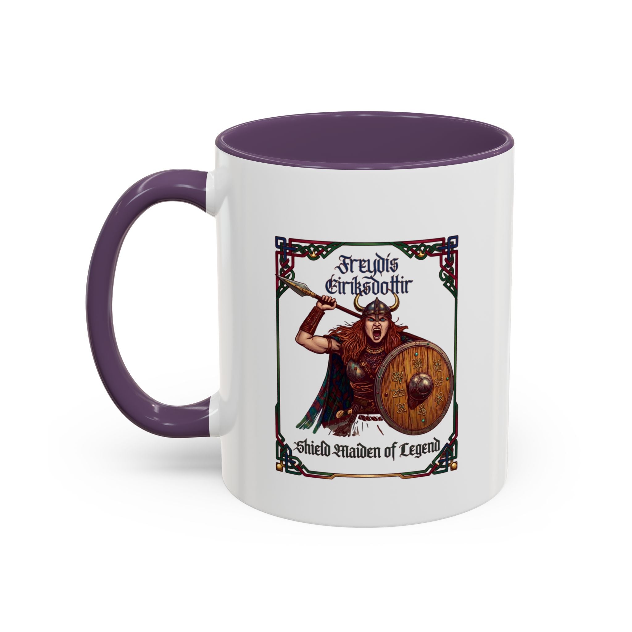 Freydís Eiríksdóttir Shield Maiden Coffee Mug | Viking Norse History Gift – 11oz