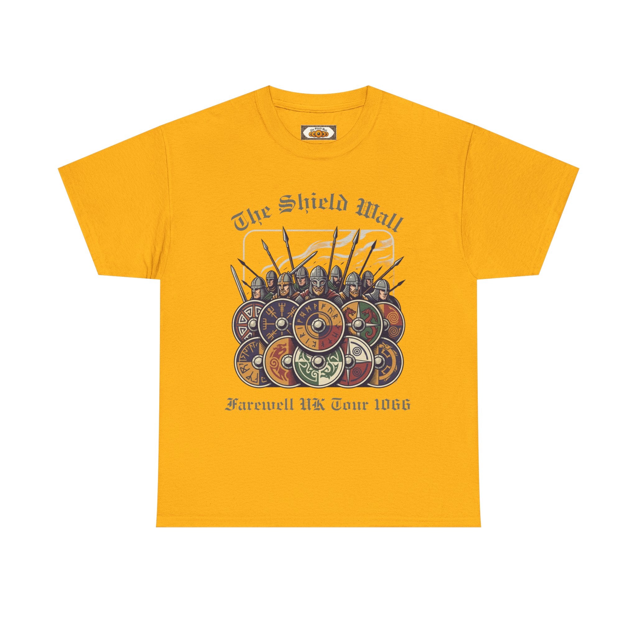 1066 Shield Wall Farewell Tour T-Shirt — Battle of Hastings, Stamford Bridge & Fulford