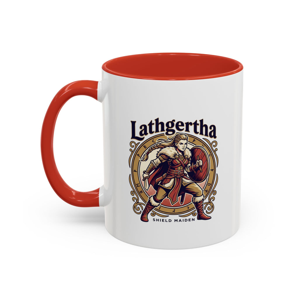 Viking Shield Maiden Mug — Lathgertha Ceramic Coffee Mug | The Shield Wall