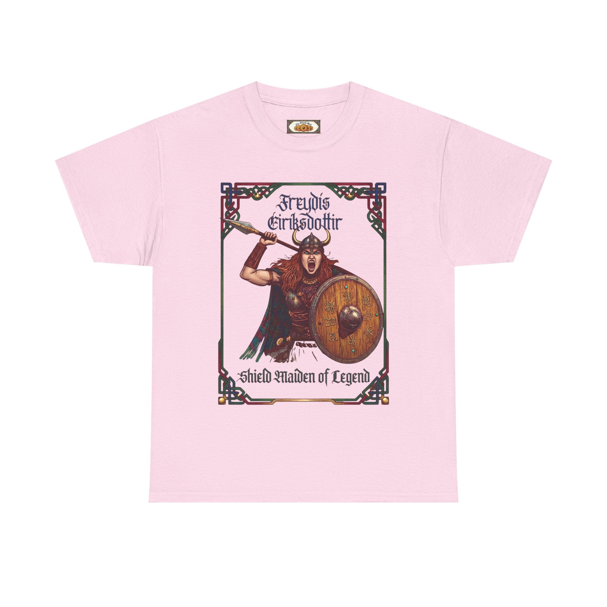 Freydís Eiríksdóttir Shield Maiden T-Shirt | Norse Viking Warrior Woman