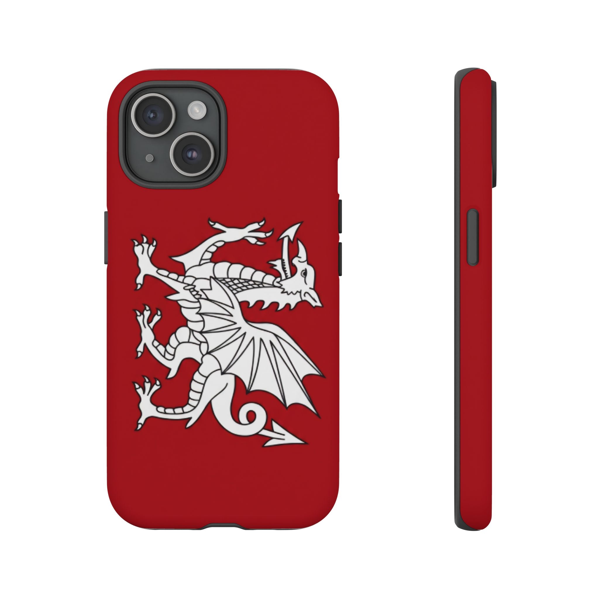 White Wessex Dragon Phone Case — Anglo-Saxon Emblem Phone Cover