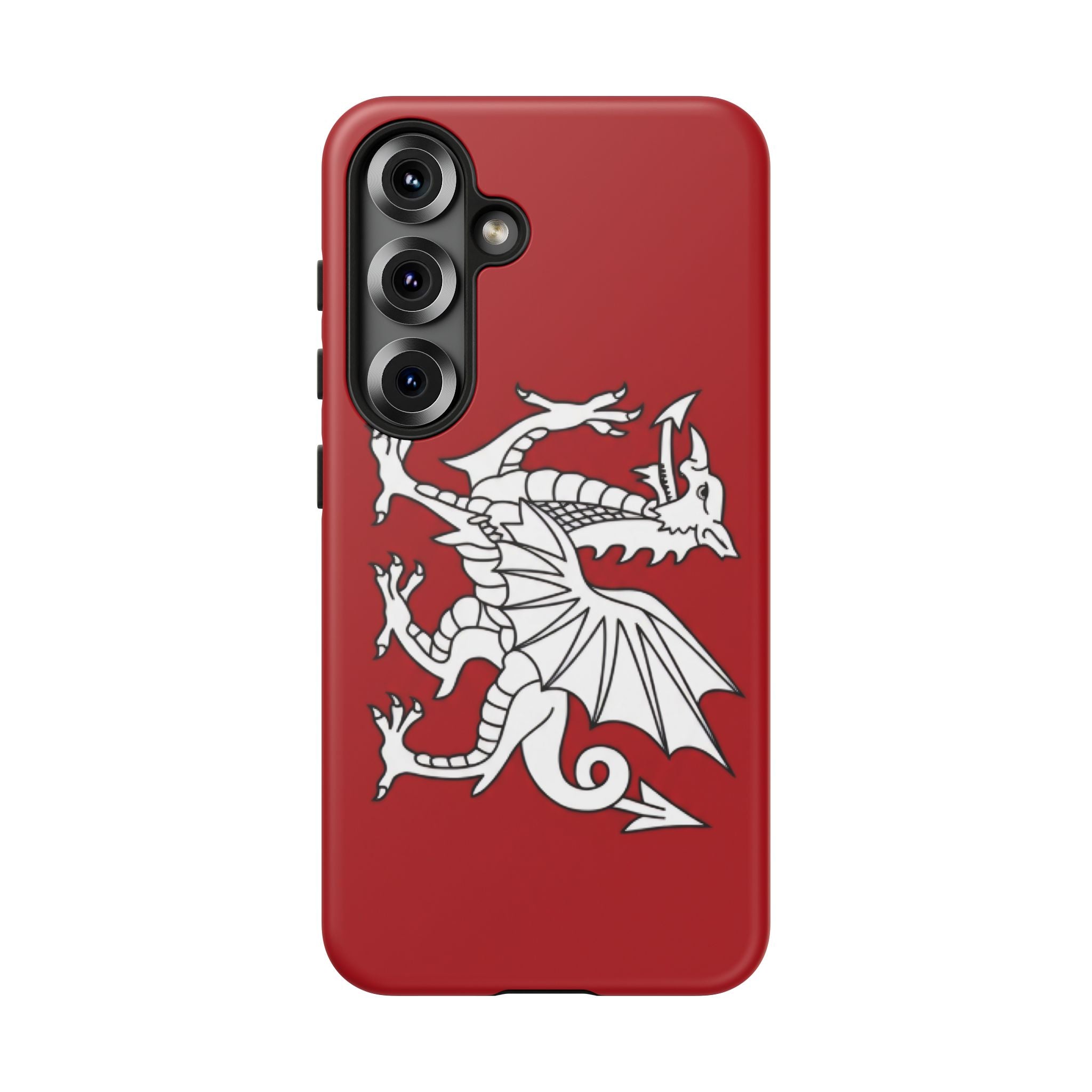White Wessex Dragon Phone Case — Anglo-Saxon Emblem Phone Cover