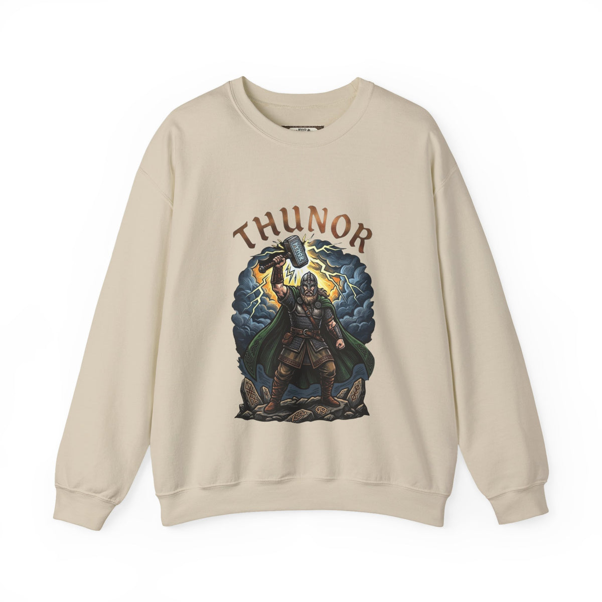 Hammer of the Saxons Sweatshirt — Thunor Anglo-Saxon God of Thunder | Heritage Clothing