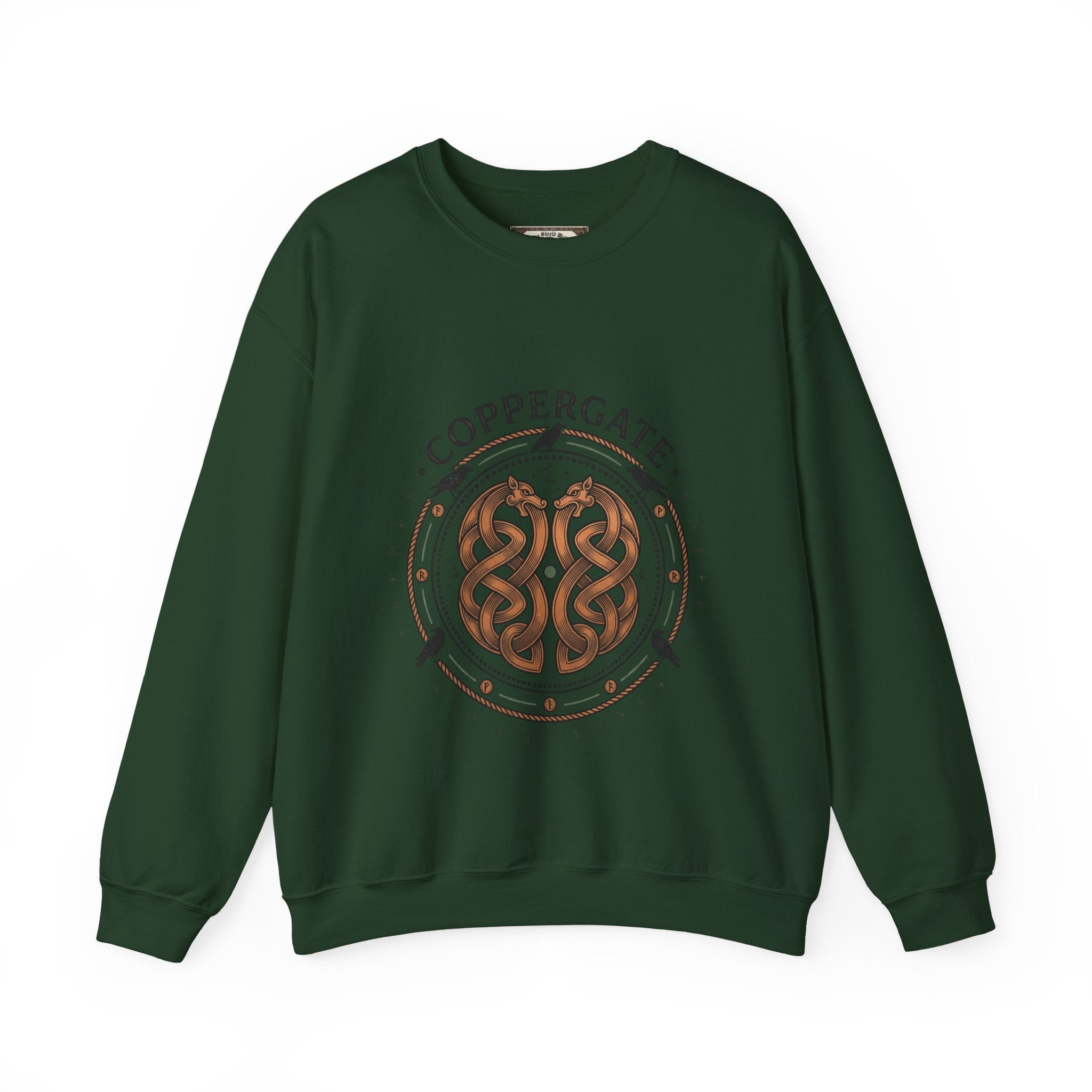 Coppergate Knotwork Sweatshirt | Unisex Anglo-Saxon Heritage Crewneck