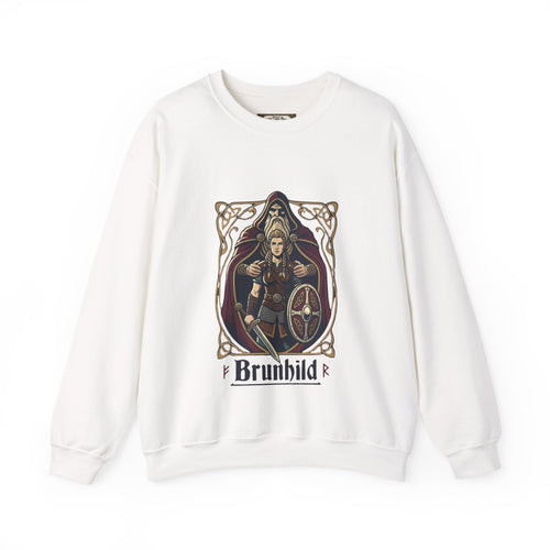 Brunhild Shield Maiden Sweatshirt | Unisex Adult Norse Mythology Top
