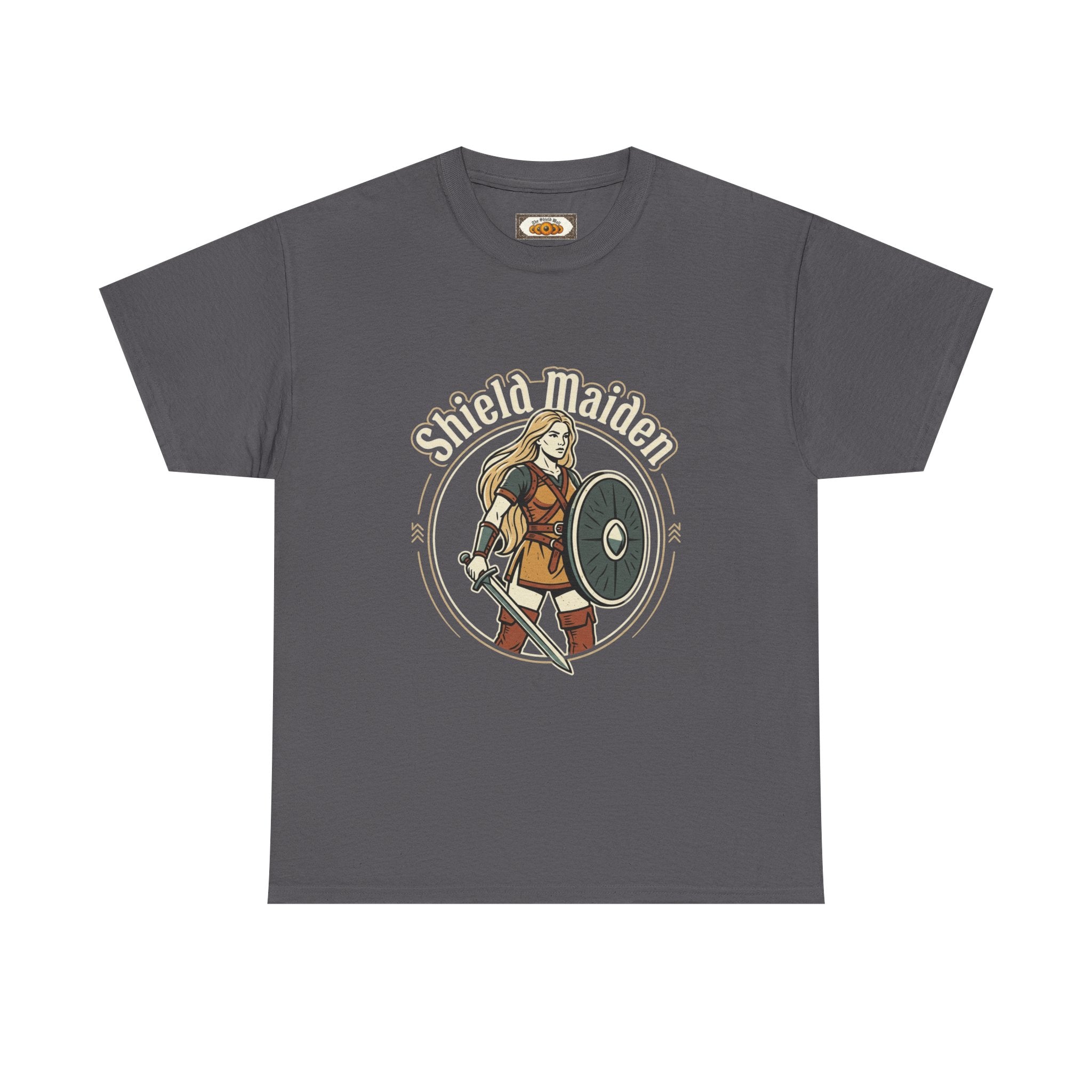 Shield Maiden T-Shirt | Unisex Adult Viking Warrior Tee