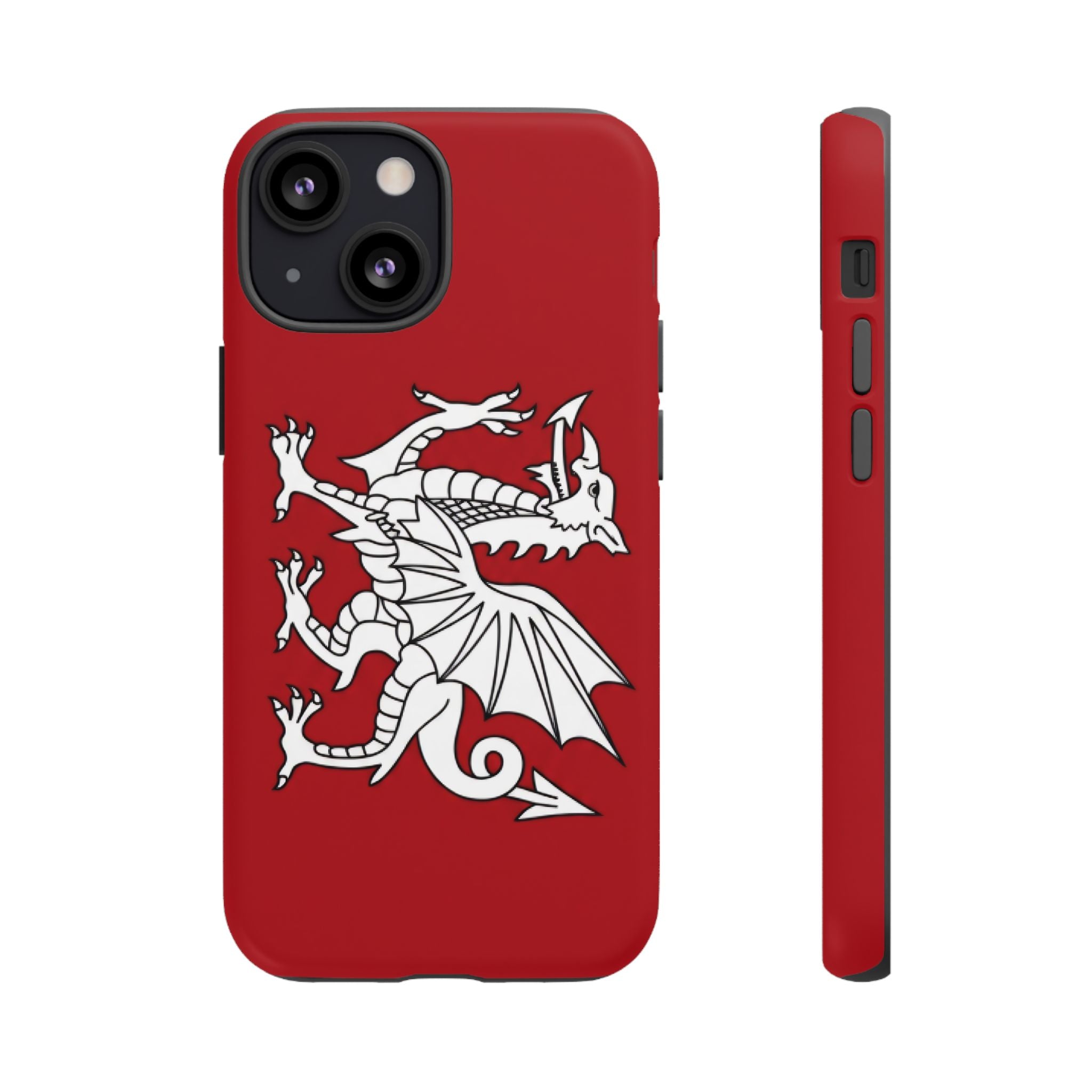 White Wessex Dragon Phone Case — Anglo-Saxon Emblem Phone Cover