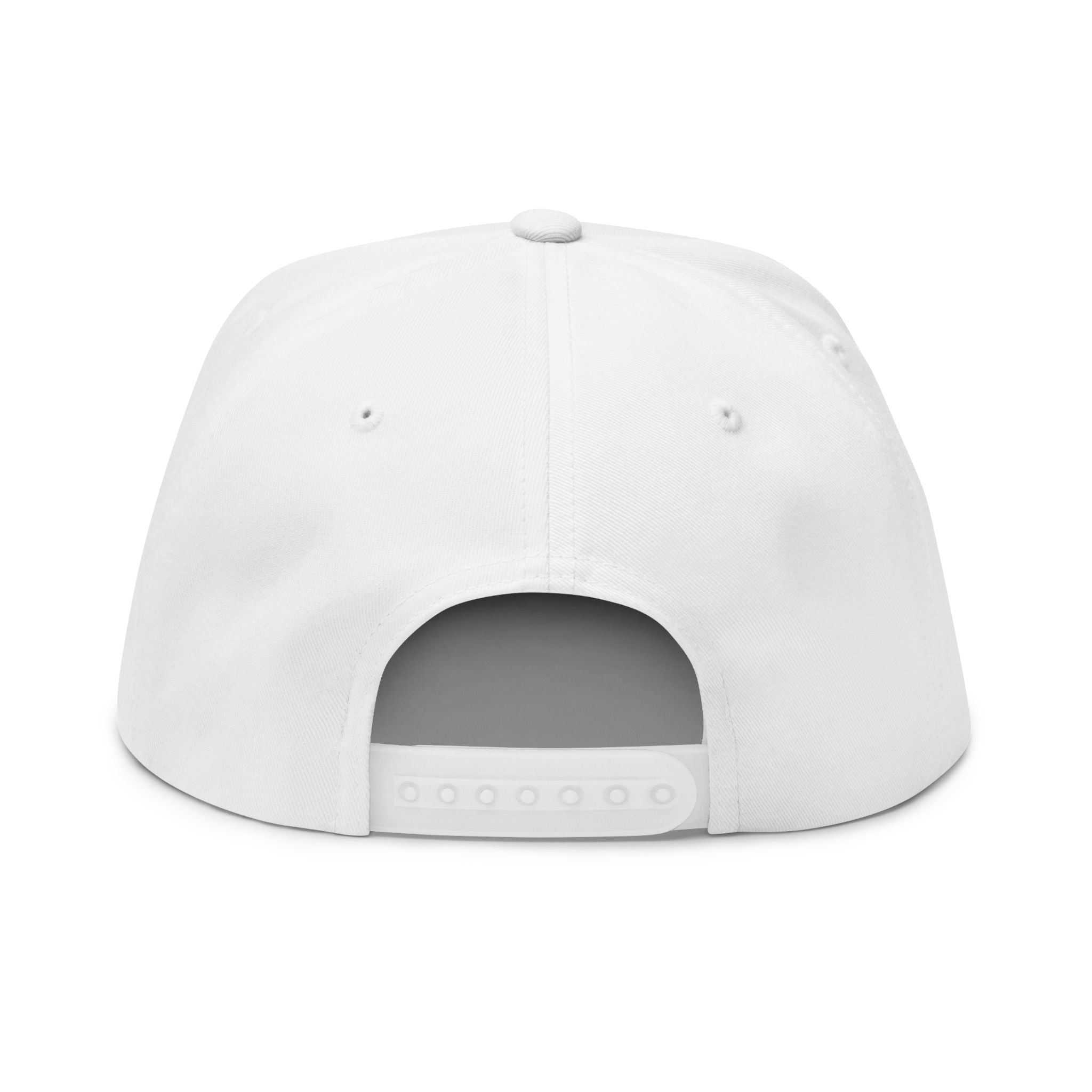 Wessex White Dragon Embroidered Flat Bill Cap — Anglo-Saxon Snapback | Heritage Clothing