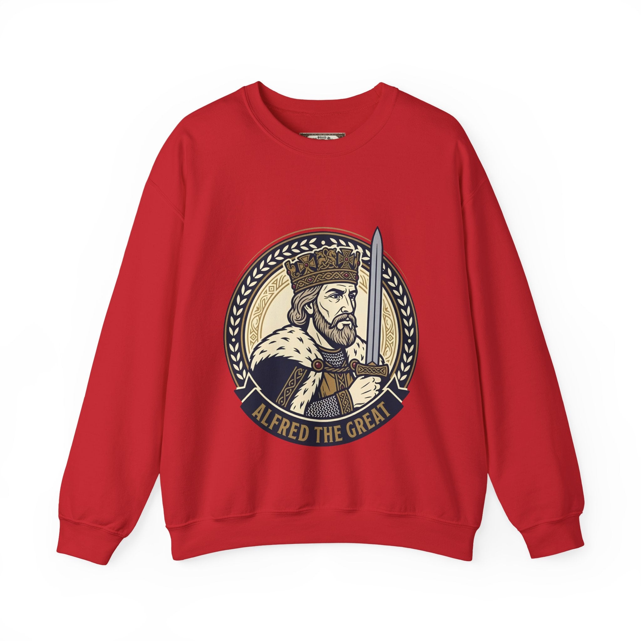 Alfred the Great Sweatshirt | Unisex Adult Heritage Crewneck