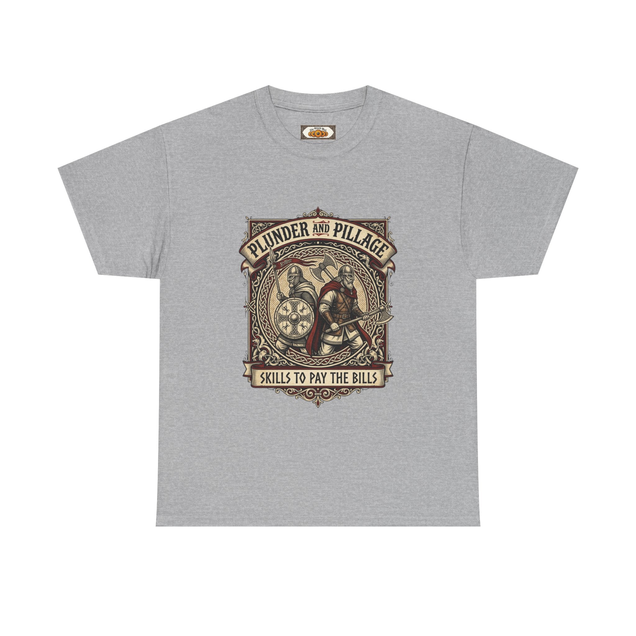 Viking Raiders T-Shirt | Pillage & Plunder Skills To Pay The Bills | Unisex Adult