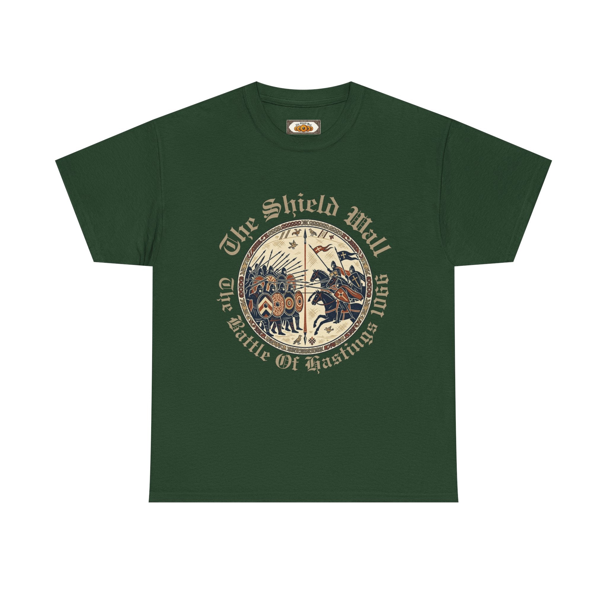 Battle of Hastings 1066 Unisex T-Shirt | Saxon Shield Wall Medieval Graphic Tee for Adults