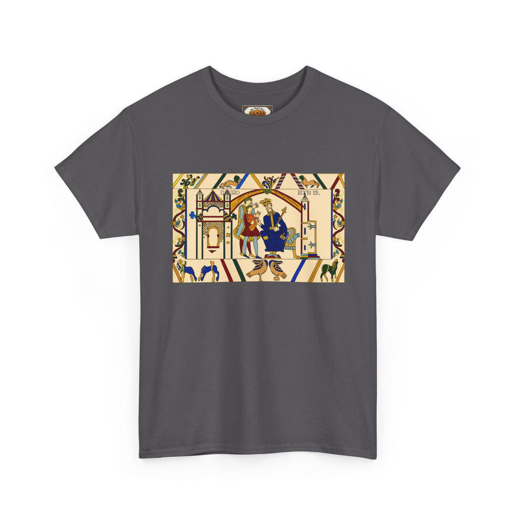 King Edward the Confessor — Bayeux Tapestry Heritage T-Shirt | Heritage Clothing