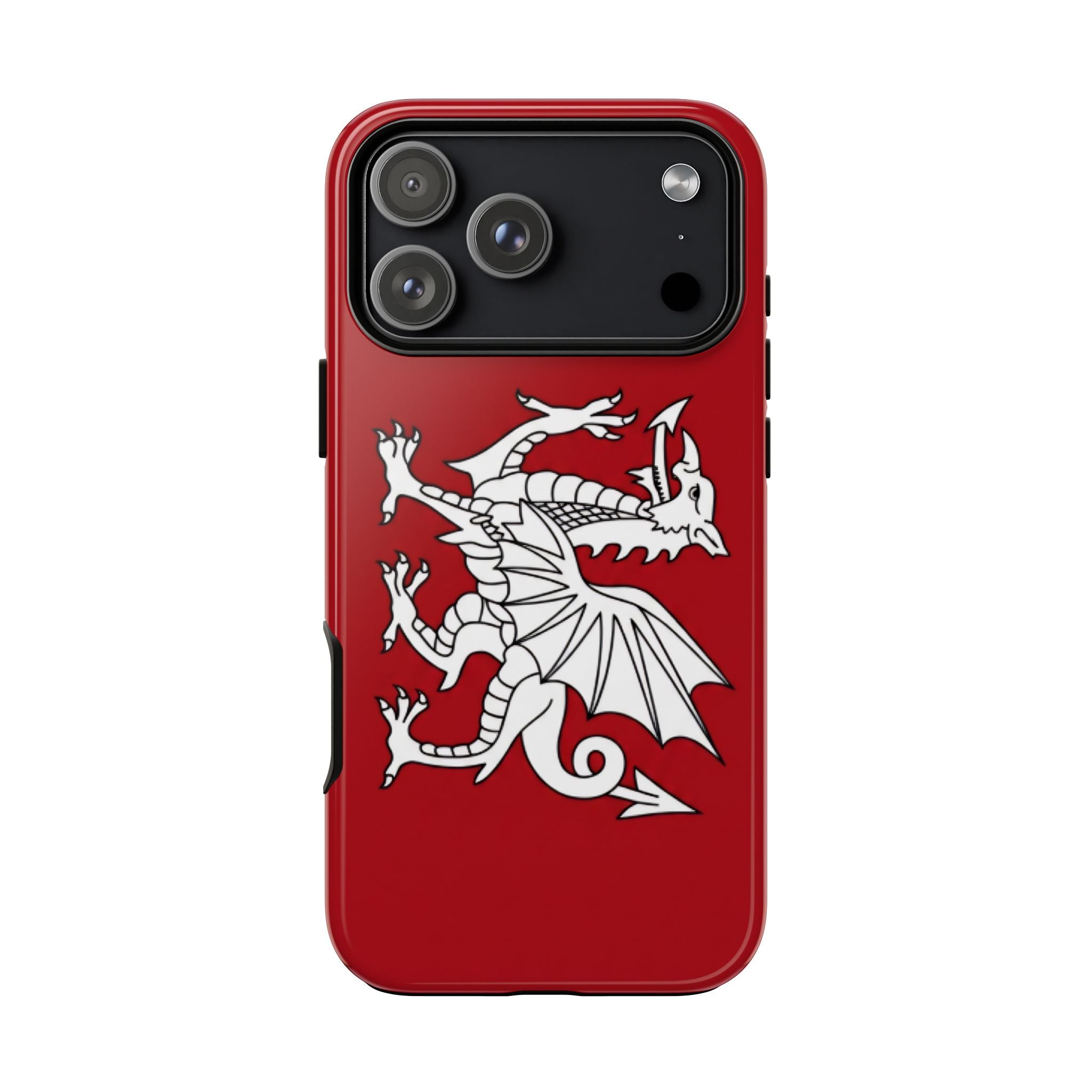 White Wessex Dragon Phone Case — Anglo-Saxon Emblem Phone Cover