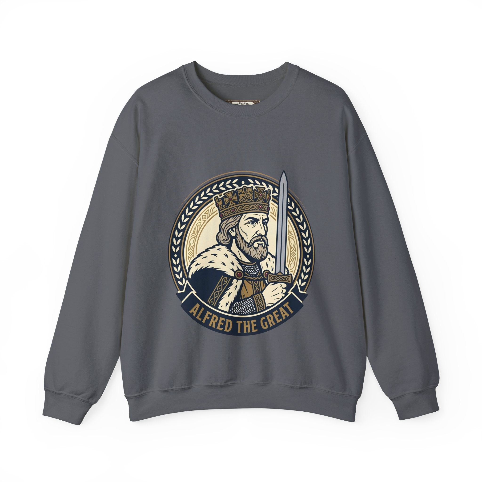 Alfred the Great Sweatshirt | Unisex Adult Heritage Crewneck