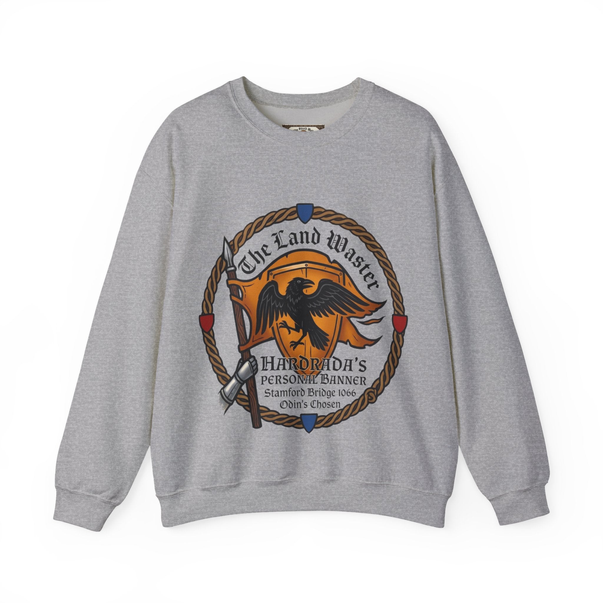Harald Hardrada 'Land Waster' Unisex Crewneck Sweatshirt | Stamford Bridge 1066 | Viking Heritage