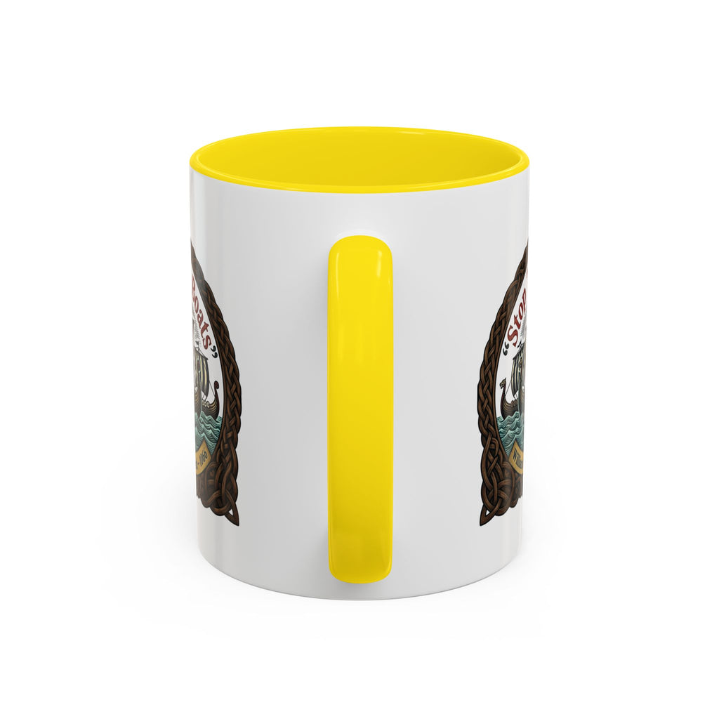 "Stop the Boats" Norman Protest Accent Coffee Mug — William the Bastard 1066 — 11oz