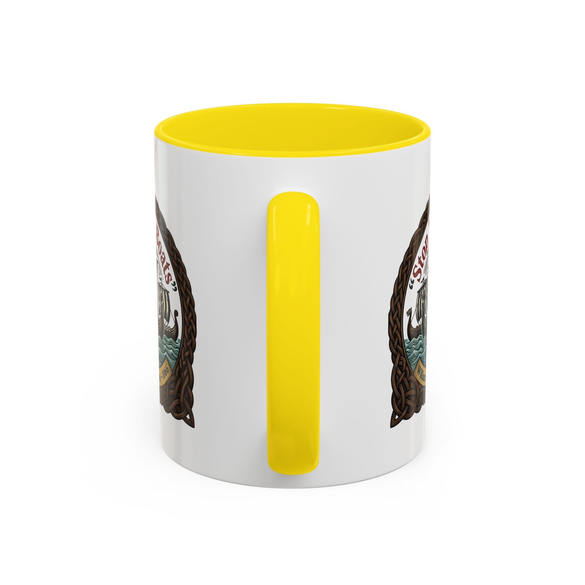 "Stop the Boats" Norman Protest Accent Coffee Mug — William the Bastard 1066 — 11oz